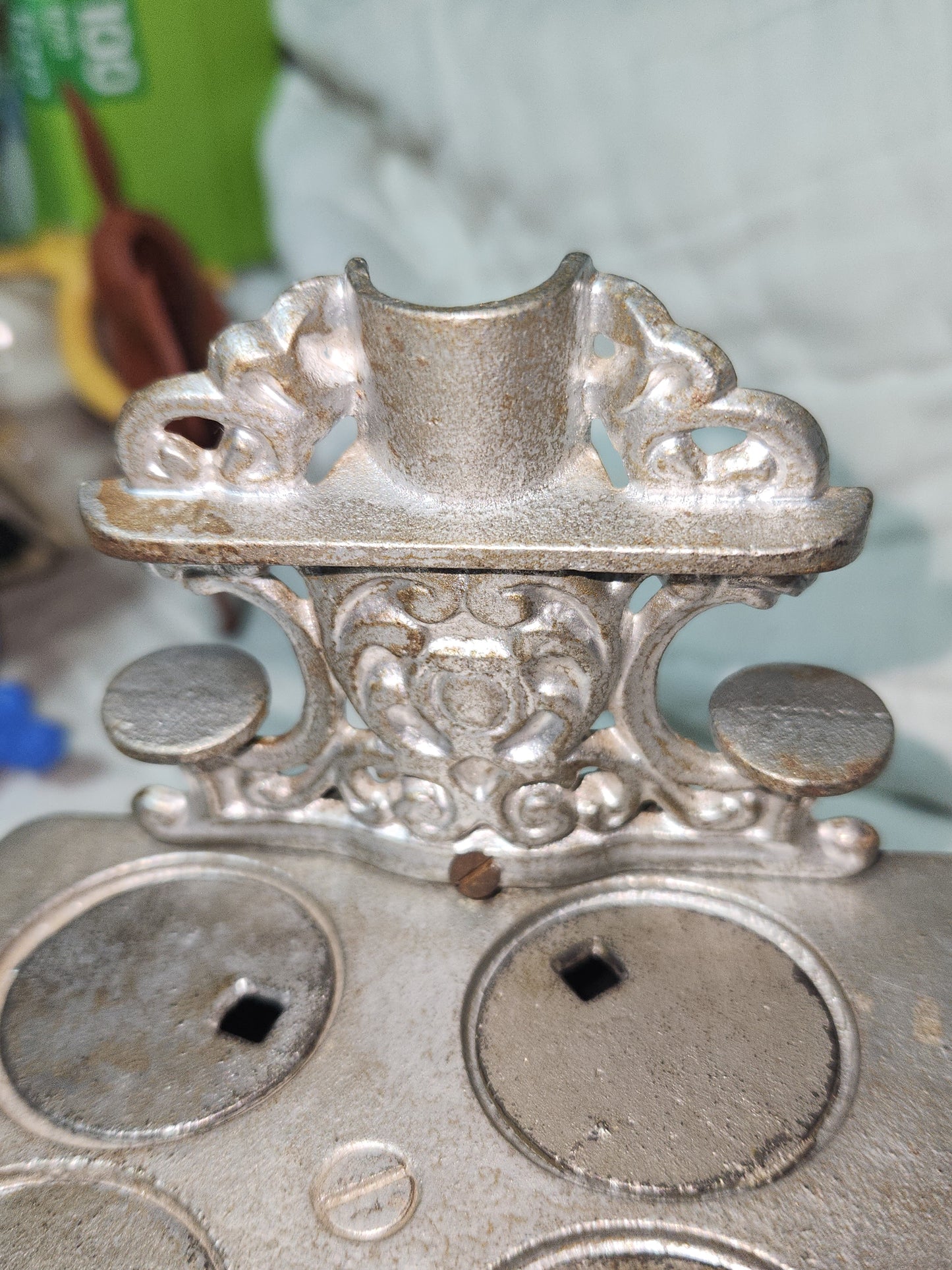 Antique Eagle Cast Iron Wood Burning Stove Salesmans Sample ci76