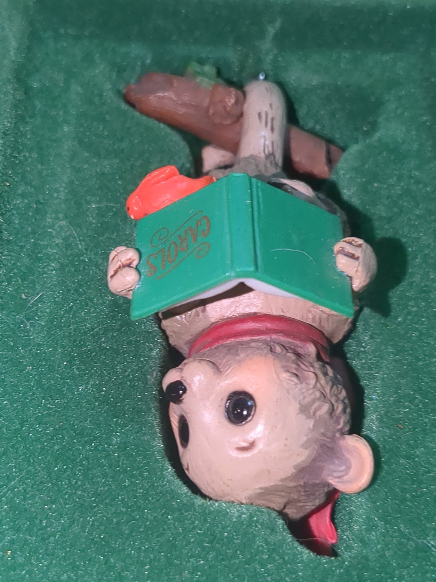 Vintage Hallmark Keepsake 1981 Topsy Turvey Surprises Opossum Christmas ornament ho789