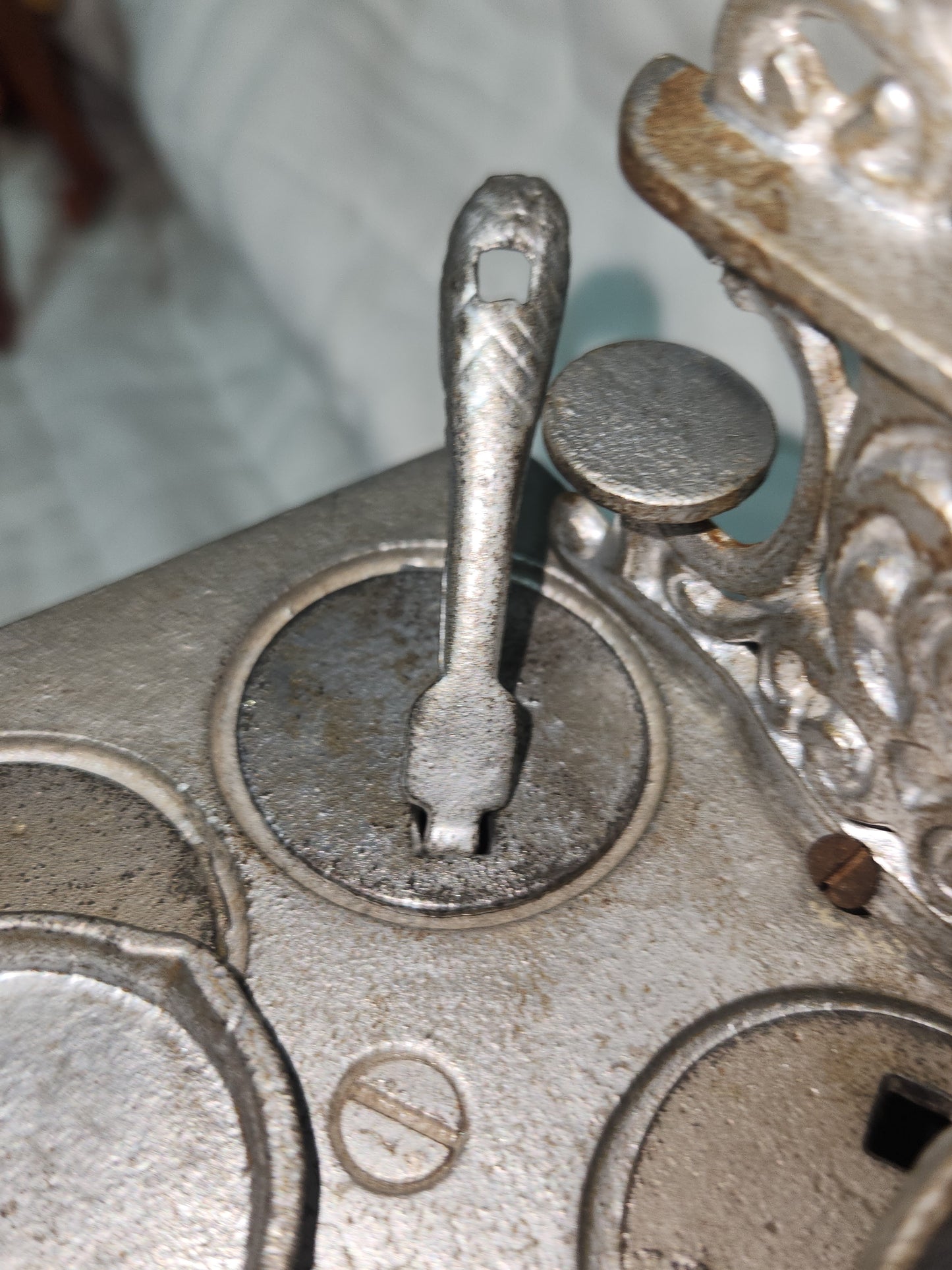 Antique Eagle Cast Iron Wood Burning Stove Salesmans Sample ci76