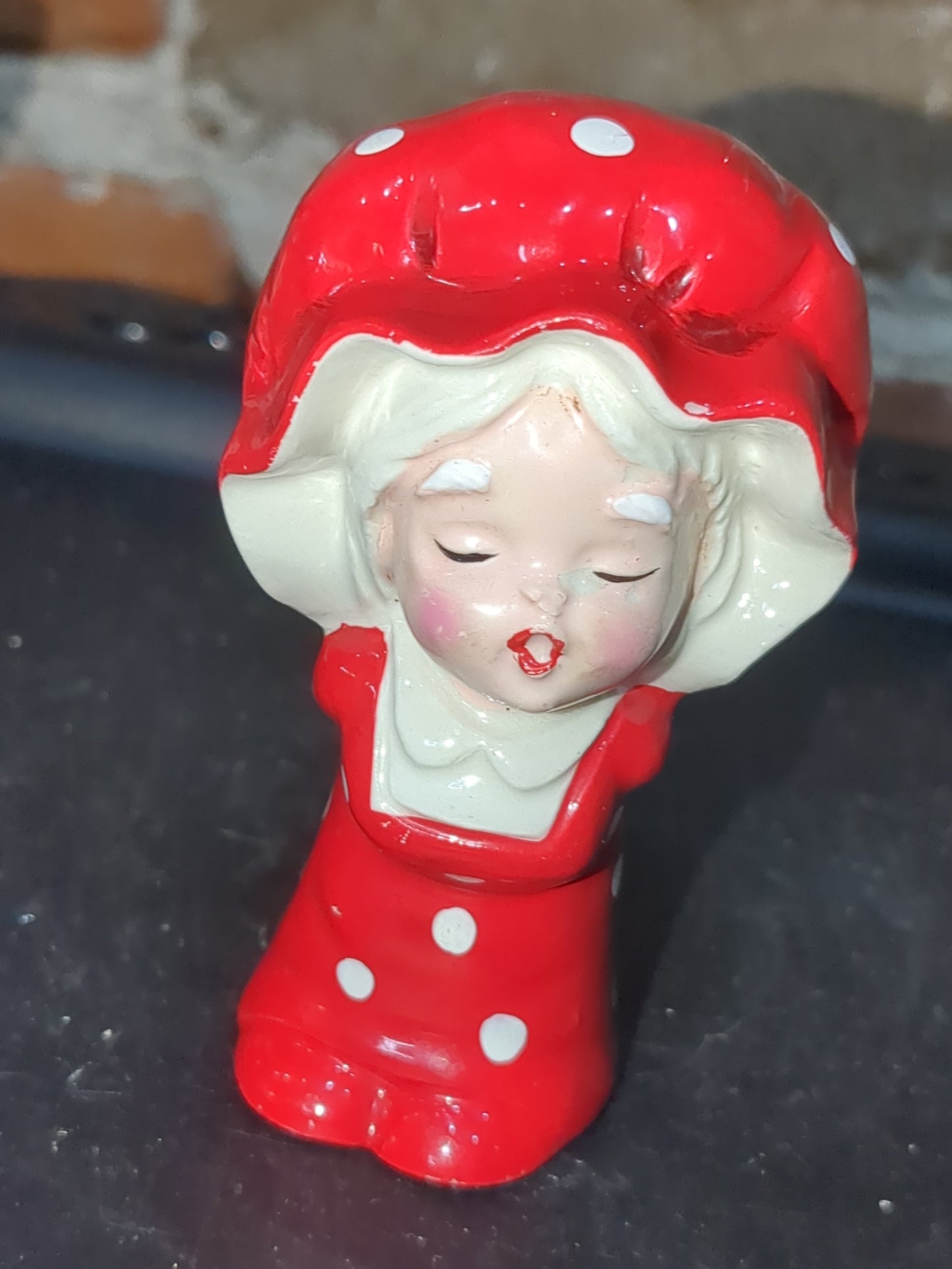 Vintage Inarco polka dot pair girl and boy made in Japan ina76