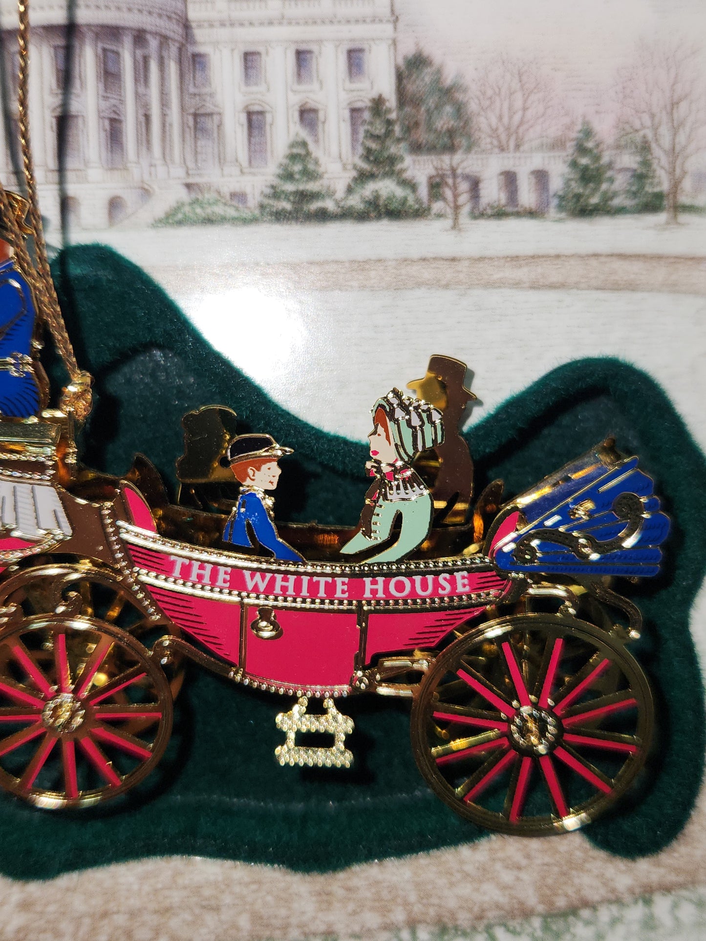 The White House Historical Association Collectible Christmas Ornament 2001 President Andrew Johnson wh2001