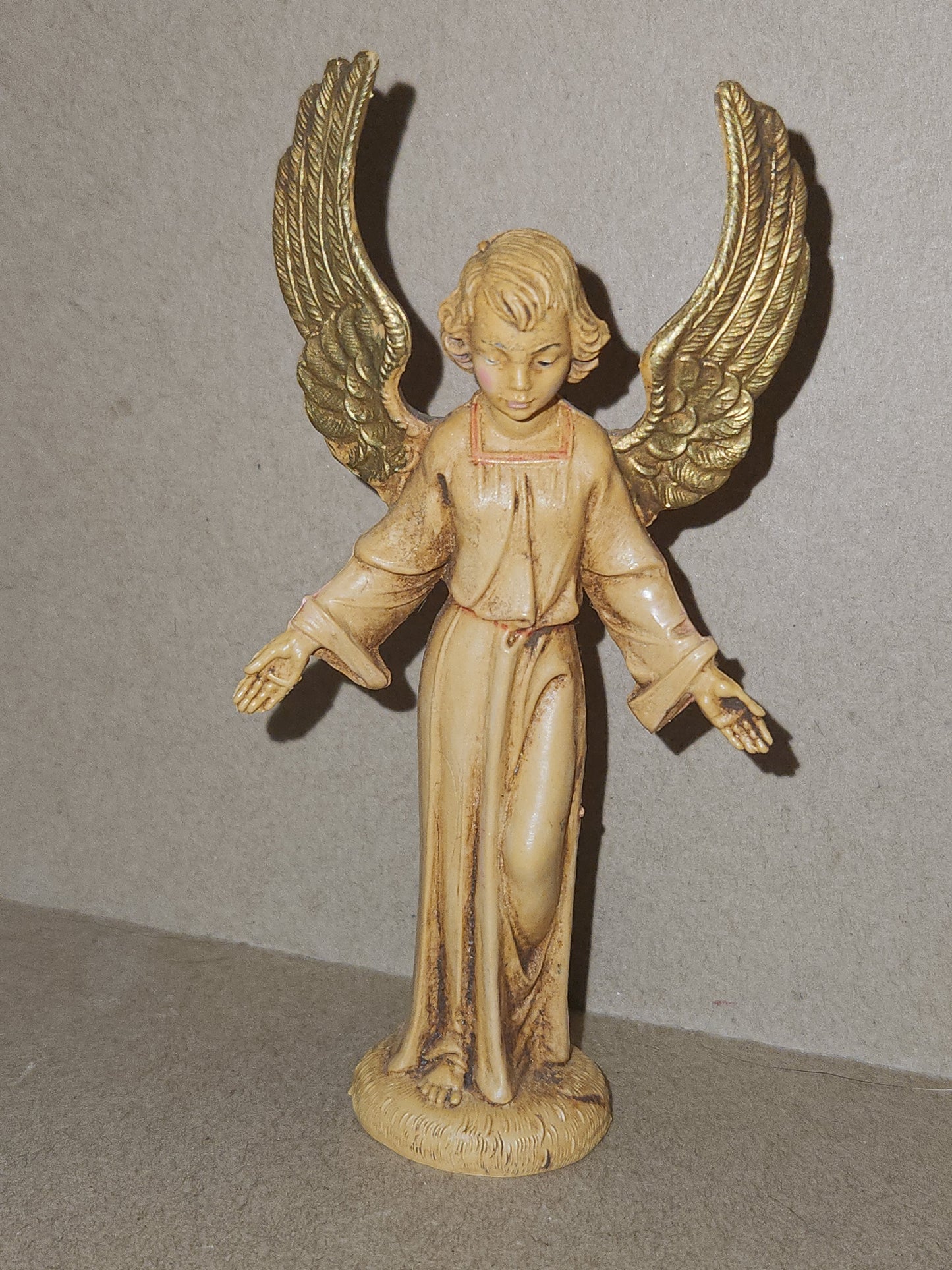 Vintage Fontanini Depose Angel 4 3/4" Nativity Figure Italy Roman fn84