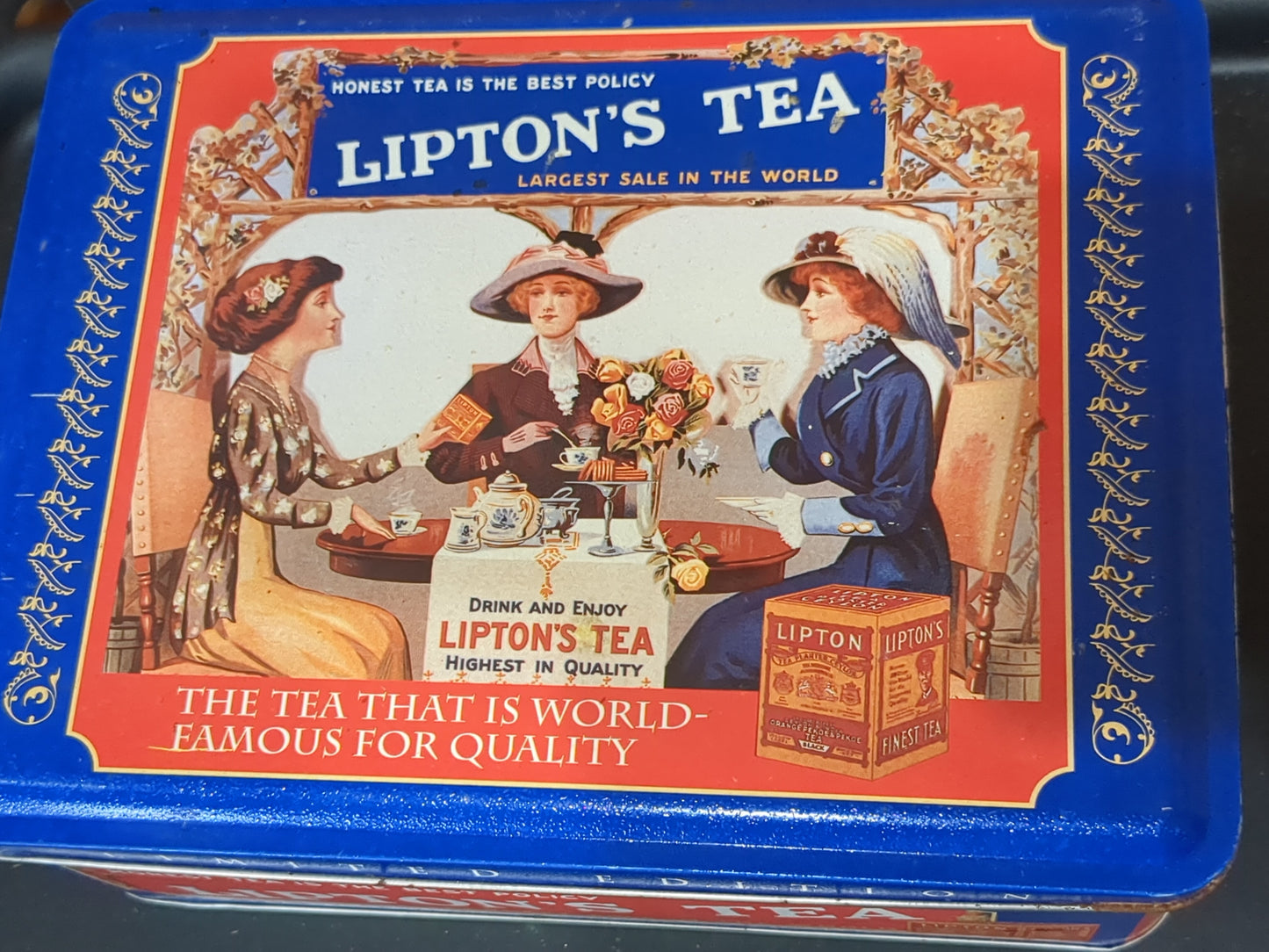 Limited Edition Lipton's Tea Antique Tin Nostalgic Tin Collection Series 401 tin401