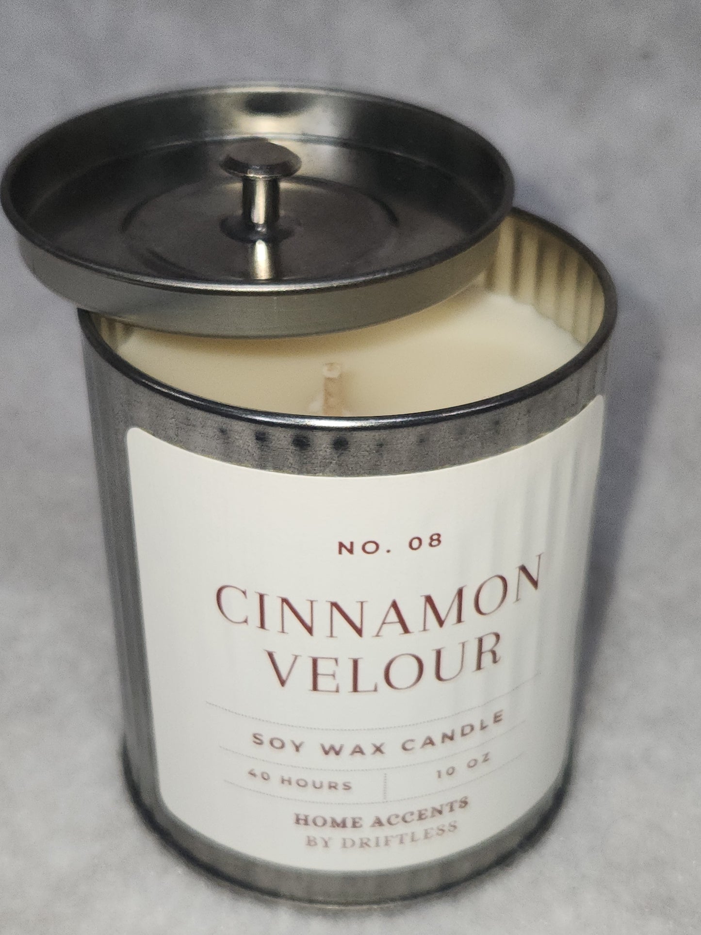 Home Accents Soy Wax Candle 10 oz Cinnamon Velour cvc