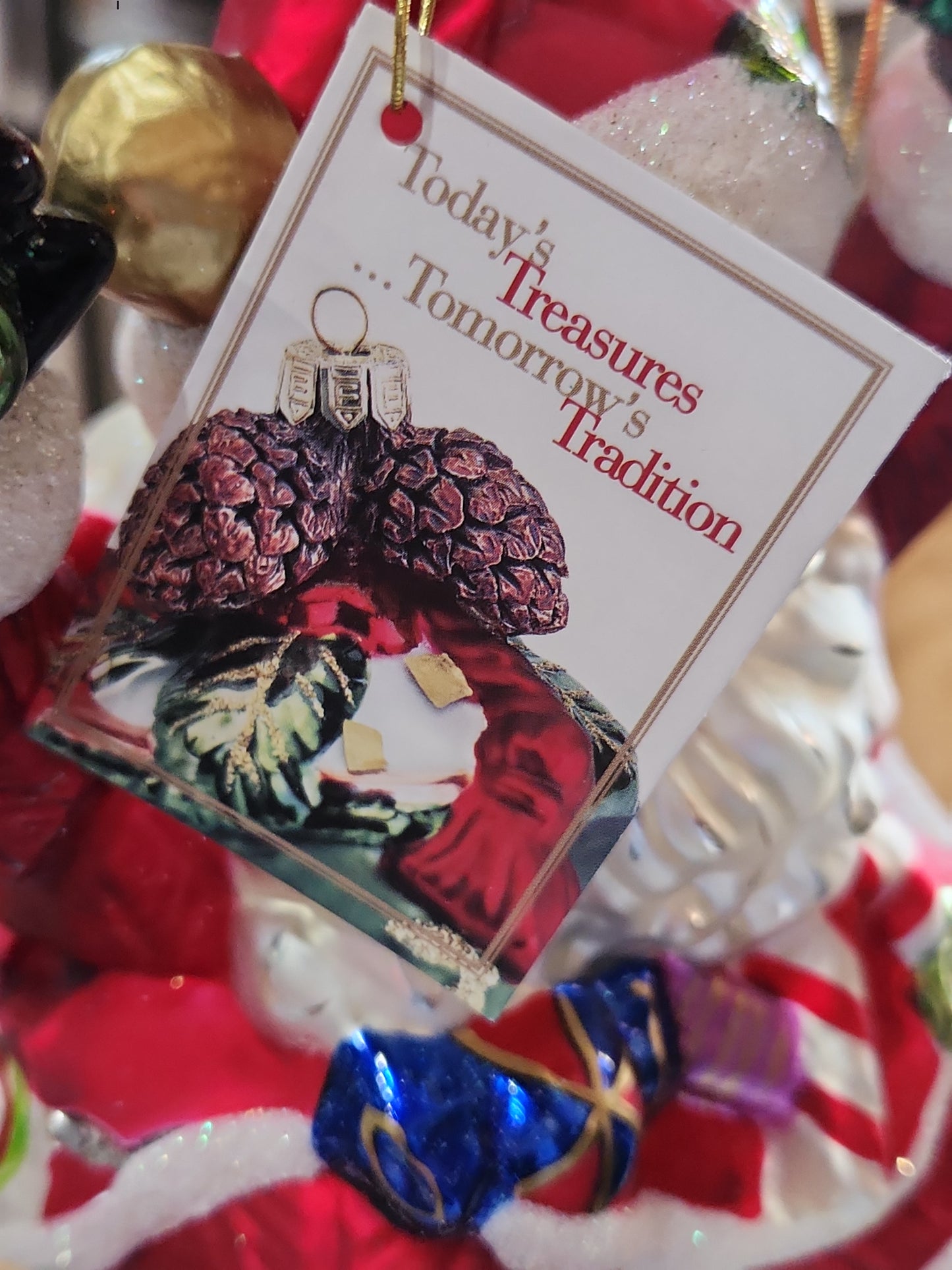 Fitz & Floyd Classics Mercury Glass Santa Ornament Christmas Sugarplum orn543