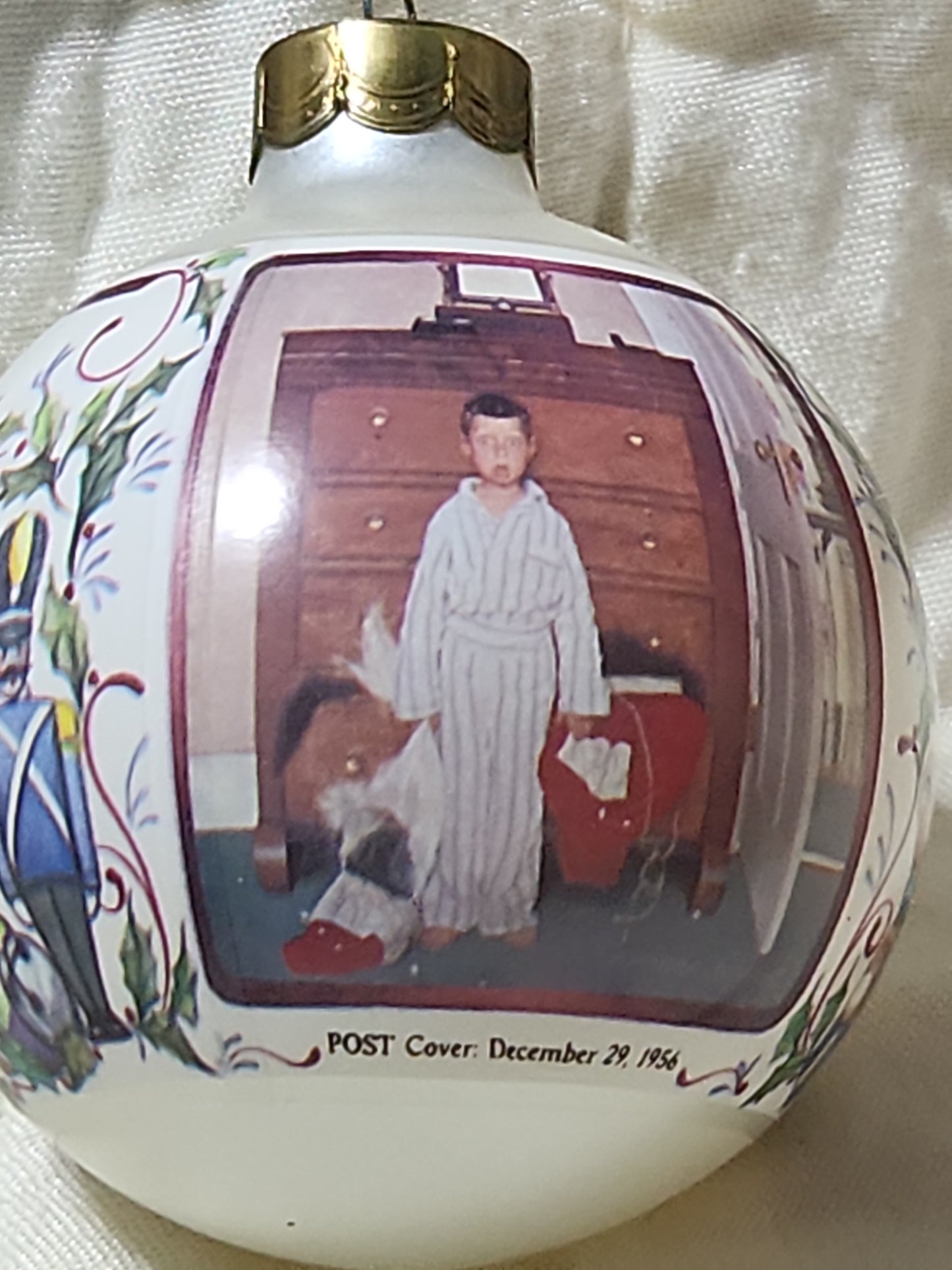 Vintage Hallmark Keepsake Ornament 1994 Norman Rockwell Art painting of "Bottom Drawer"