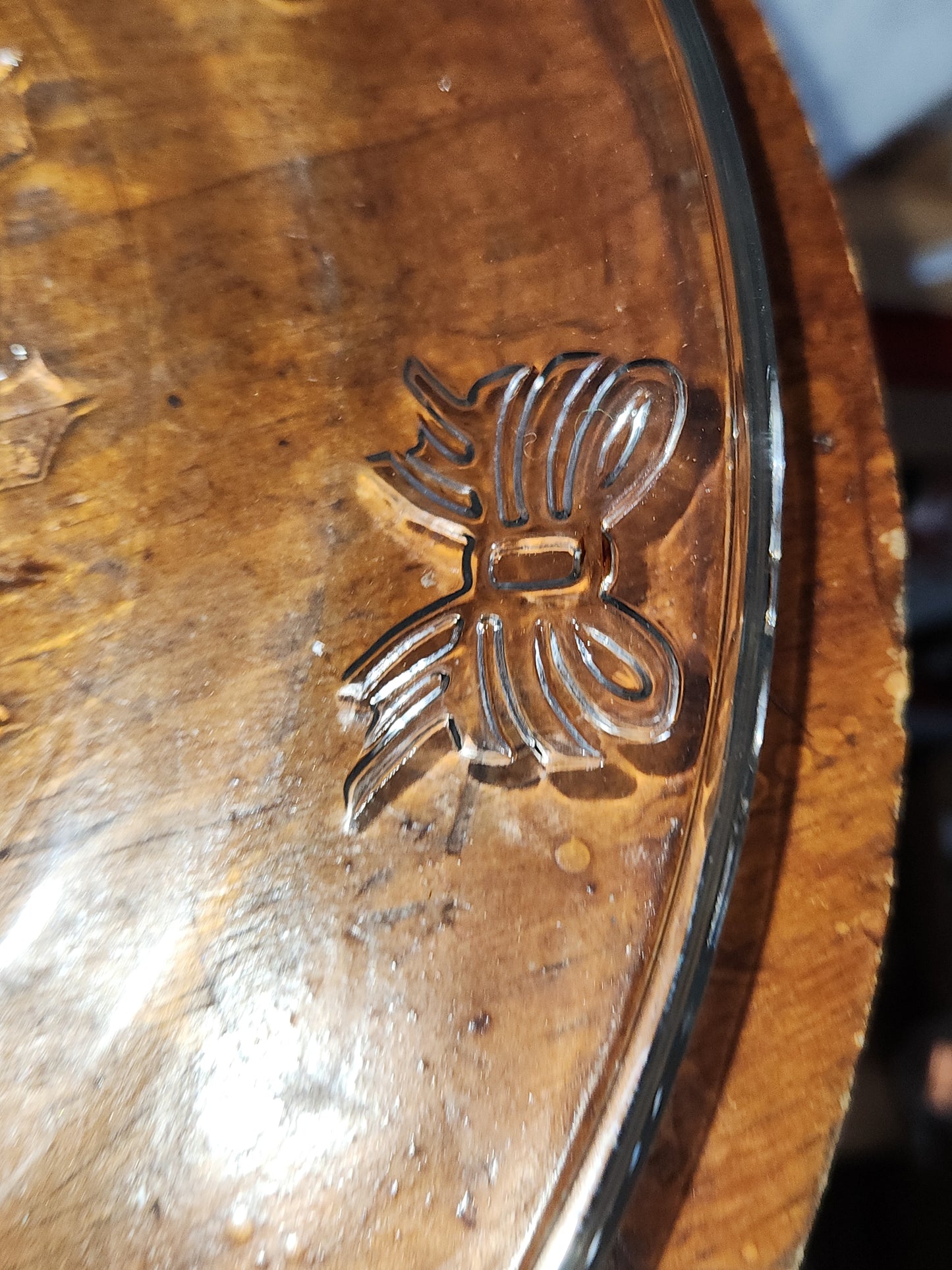 Vintage Anchor Hocking Wreath Platter Design ah7