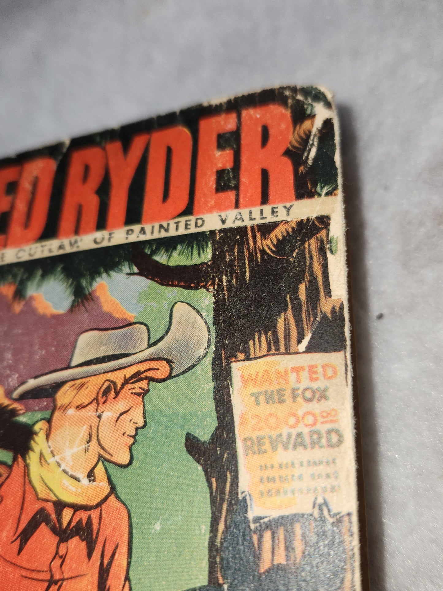Vintage Big Little Book Better Little Book Red Ryder and the Outlaw of Painted Valley missing pages for decor