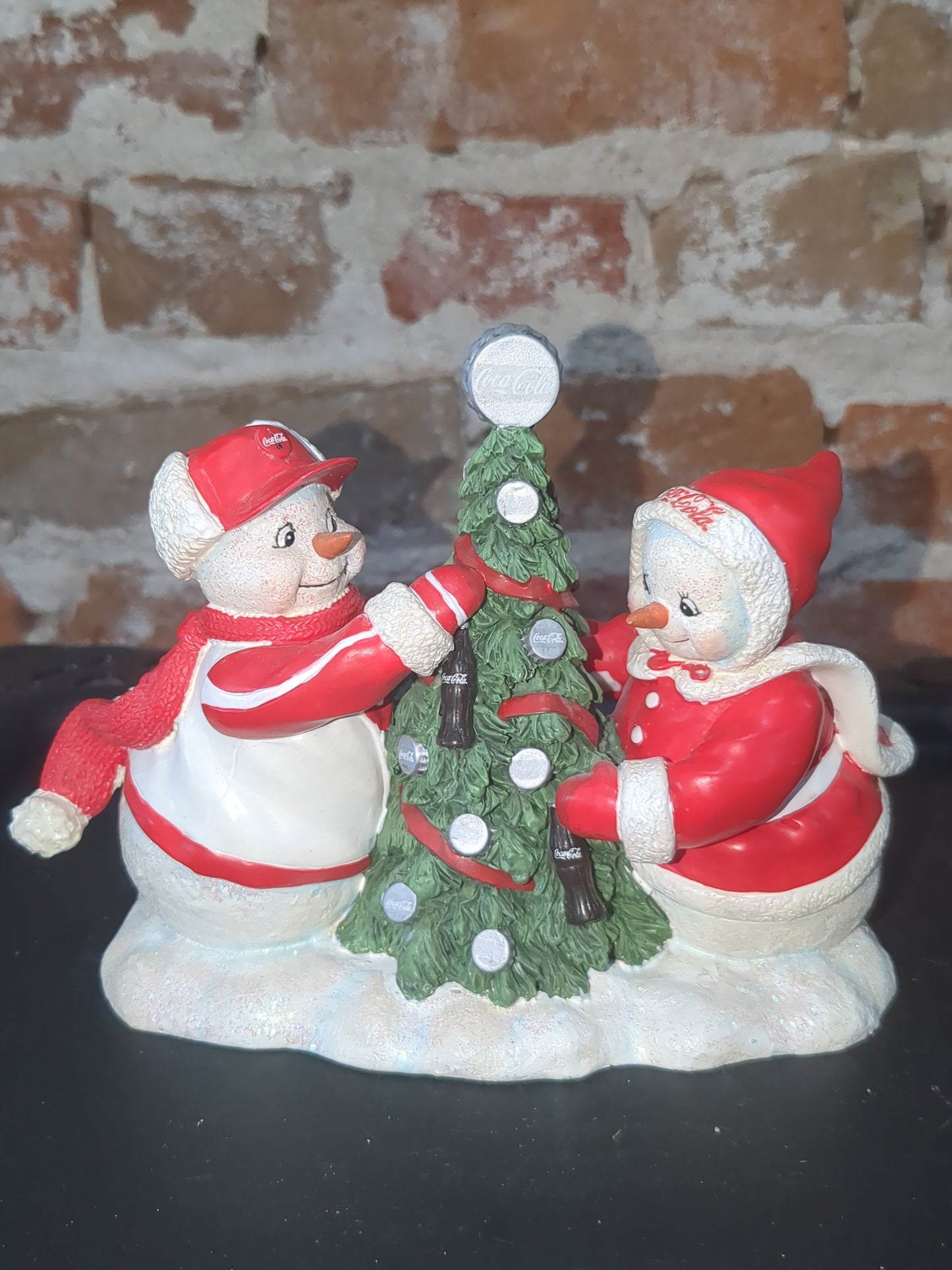 Coca-Cola Christmas is Merrier with Coke Snowman Figurine from Hamilton Collection cc295