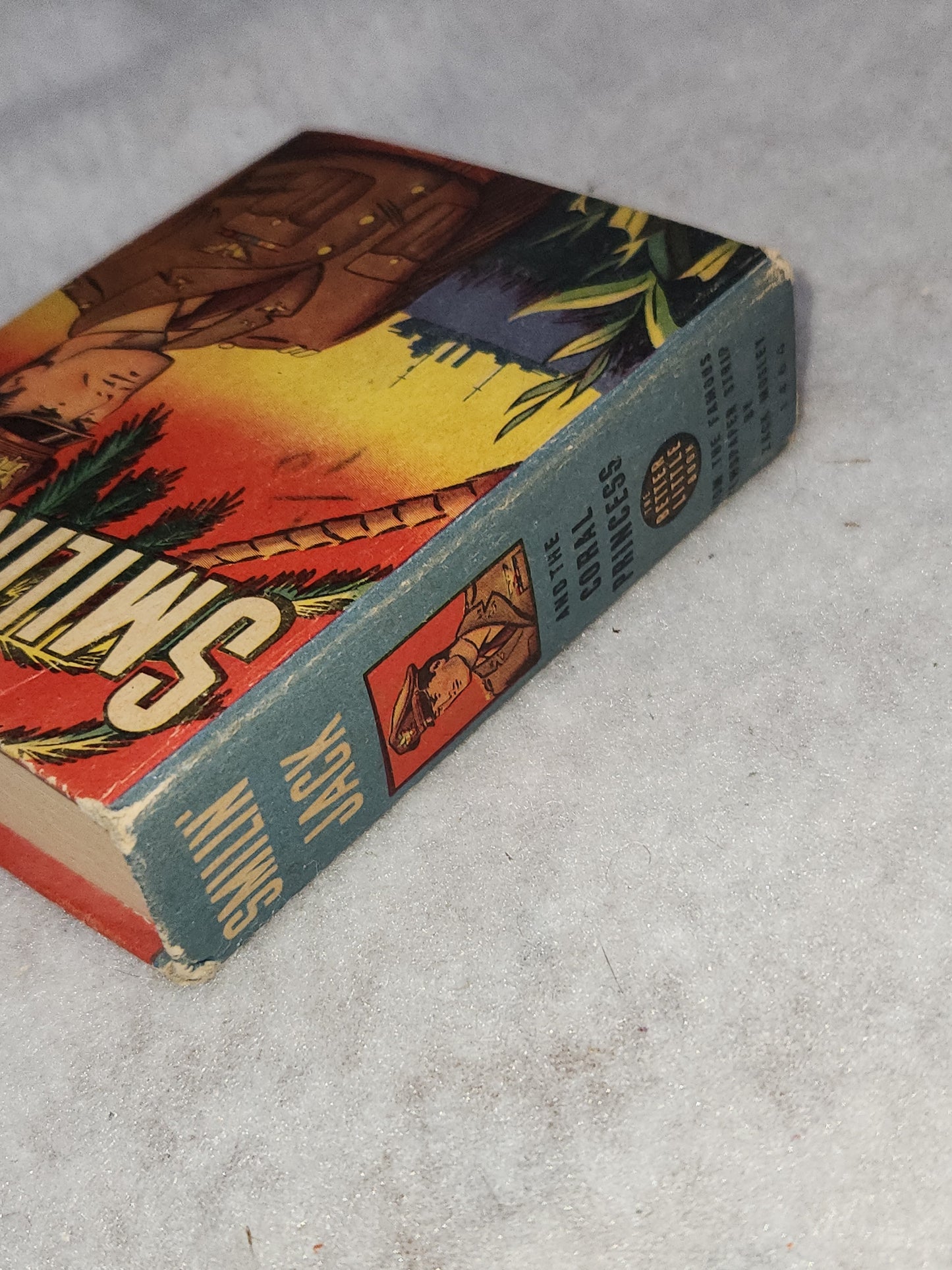 Vintage Big Little Book Better Little Book Smilin' Jack and the Coral Princess