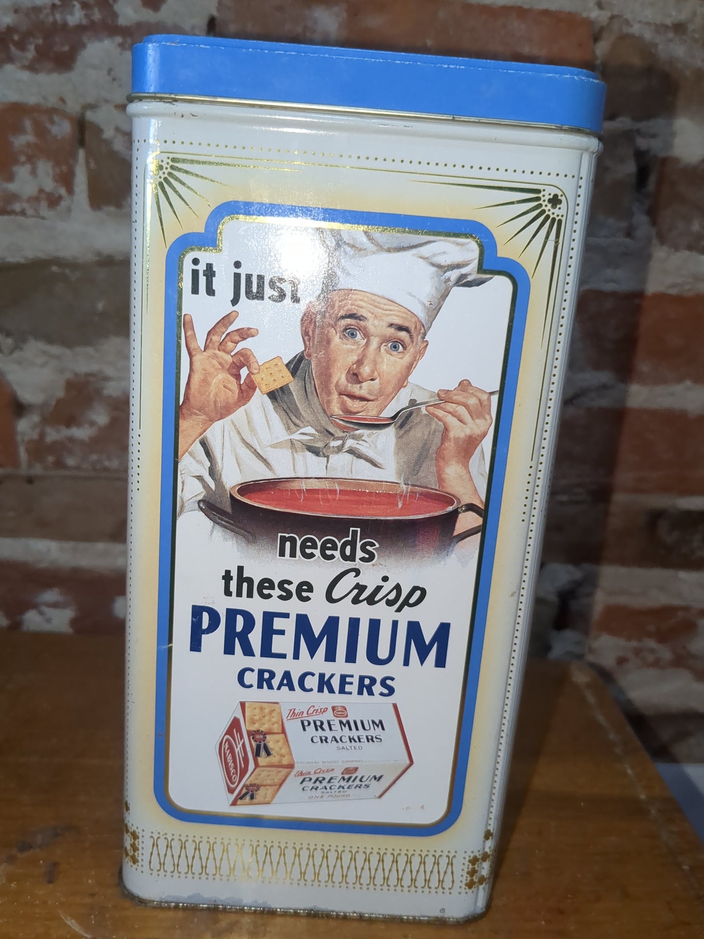 1993 Nabisco saltine cracker tin