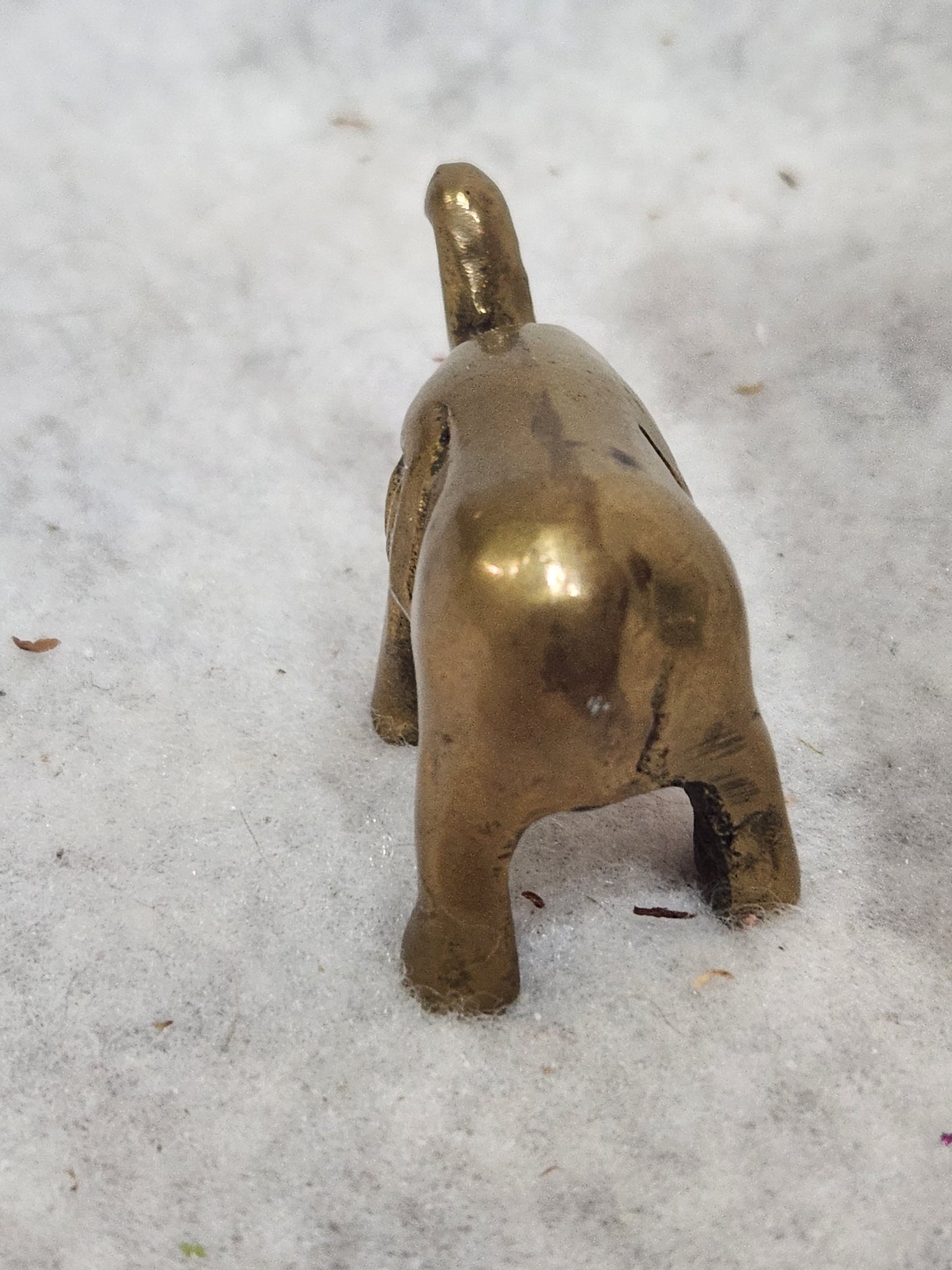 Miniature brass elephant br88