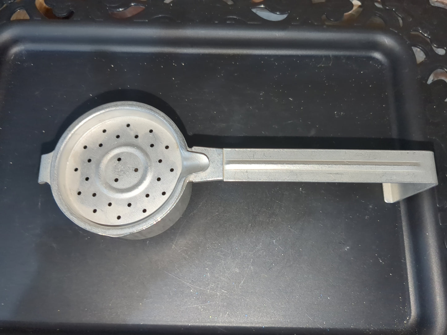 Vintage Sauce Melter with Strainer Lid alu106