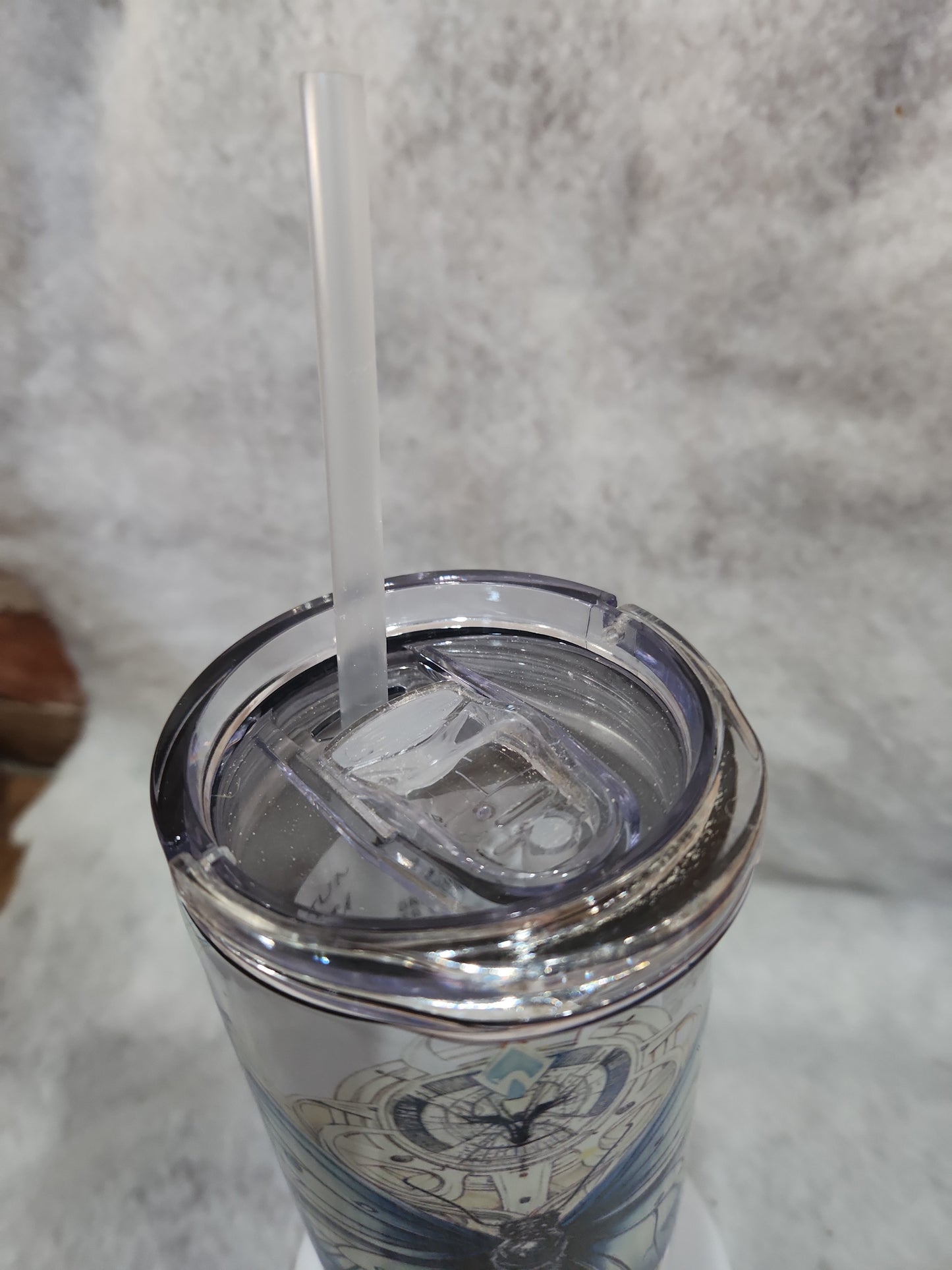17 Oz Speaker, can cooler, & Tumbler With Butterfly stb6