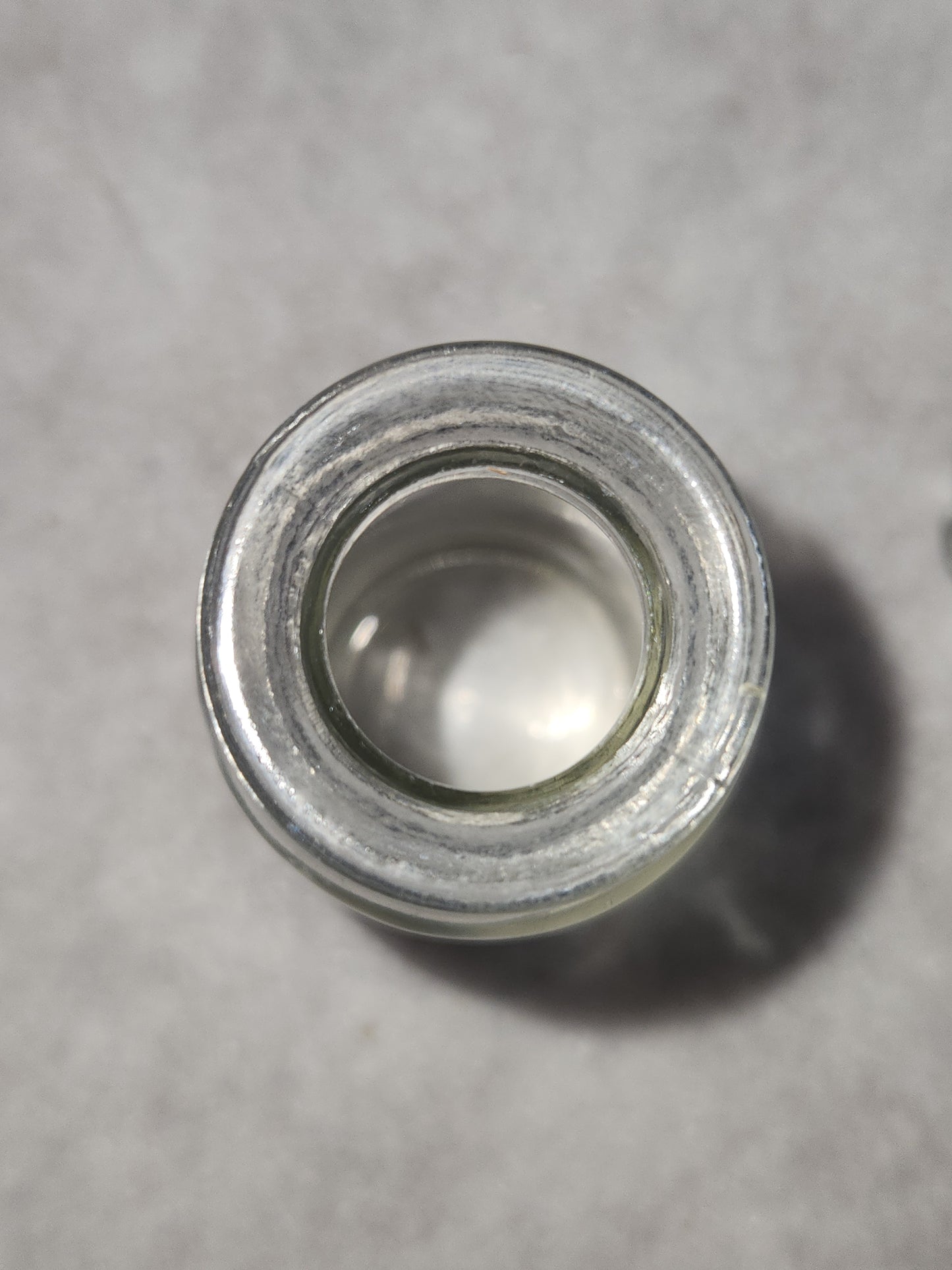 Clear Glass Spice Jar Apothecary Style bottle with glass Stopper with a Plastic Seal g134