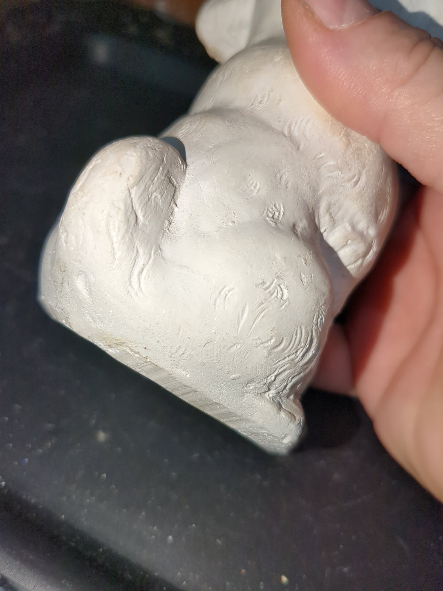 Vintage chalkware dog cw34
