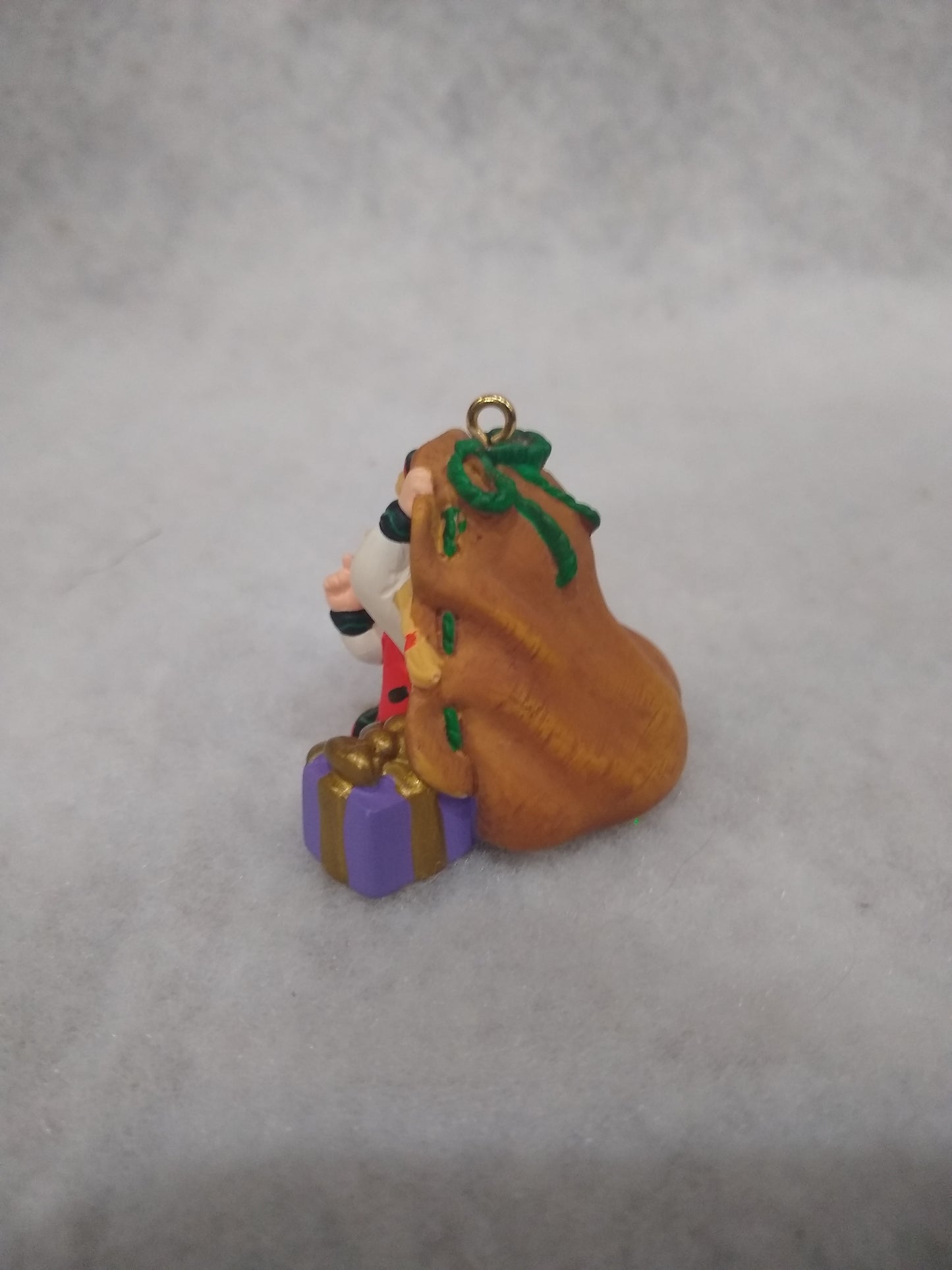 Vintage 2001 Hallmark Keepsake Ornament Curius the Elf Handcrafted h90