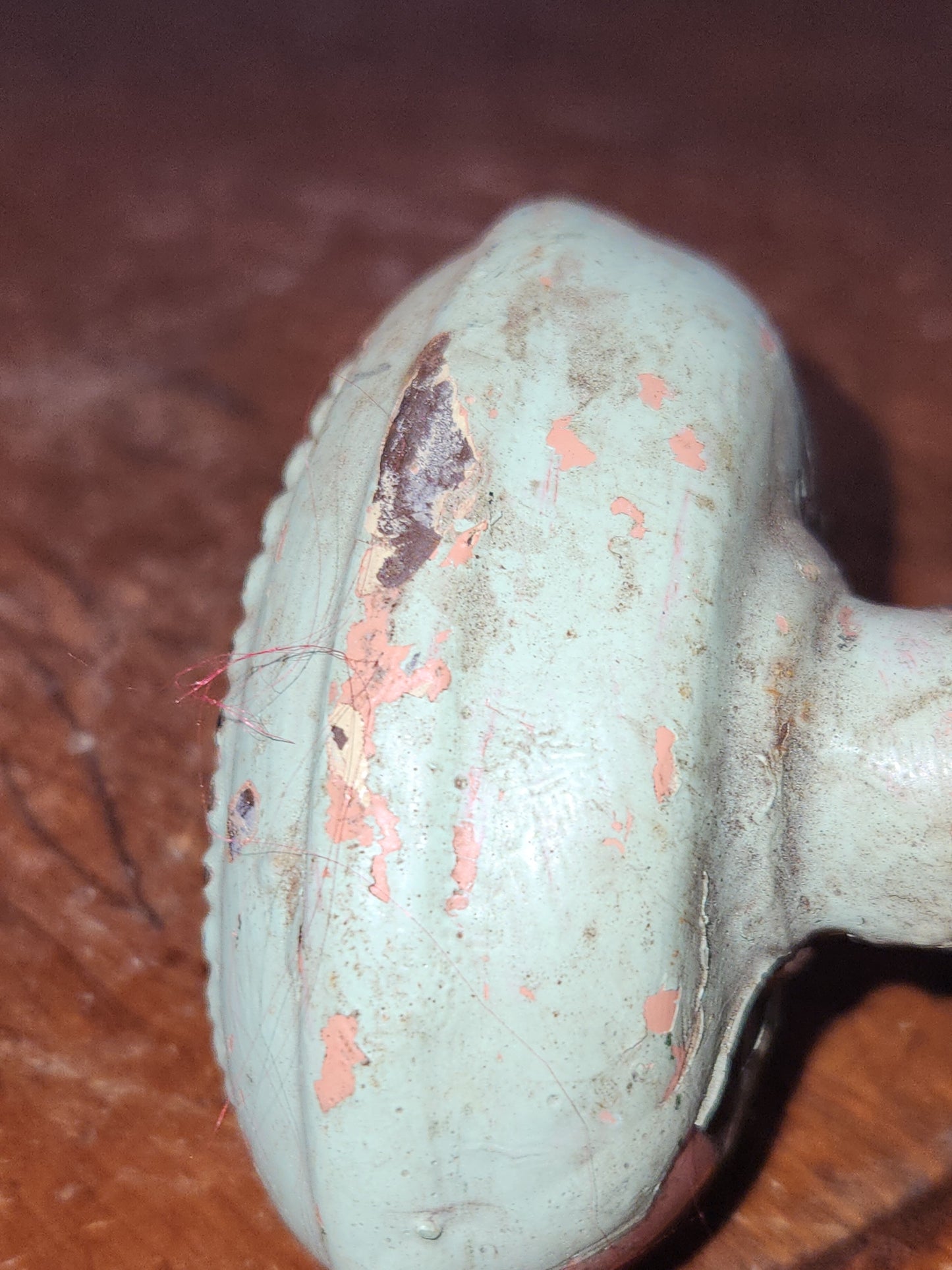 Antique Metal Painted Door Knobs attached to a stem Magnetic kn22