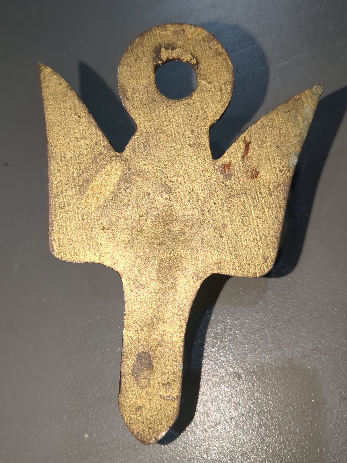Vintage Virginia Metalcrafters Brass Goose Duck Paper Weight Clip Letter Holder br11