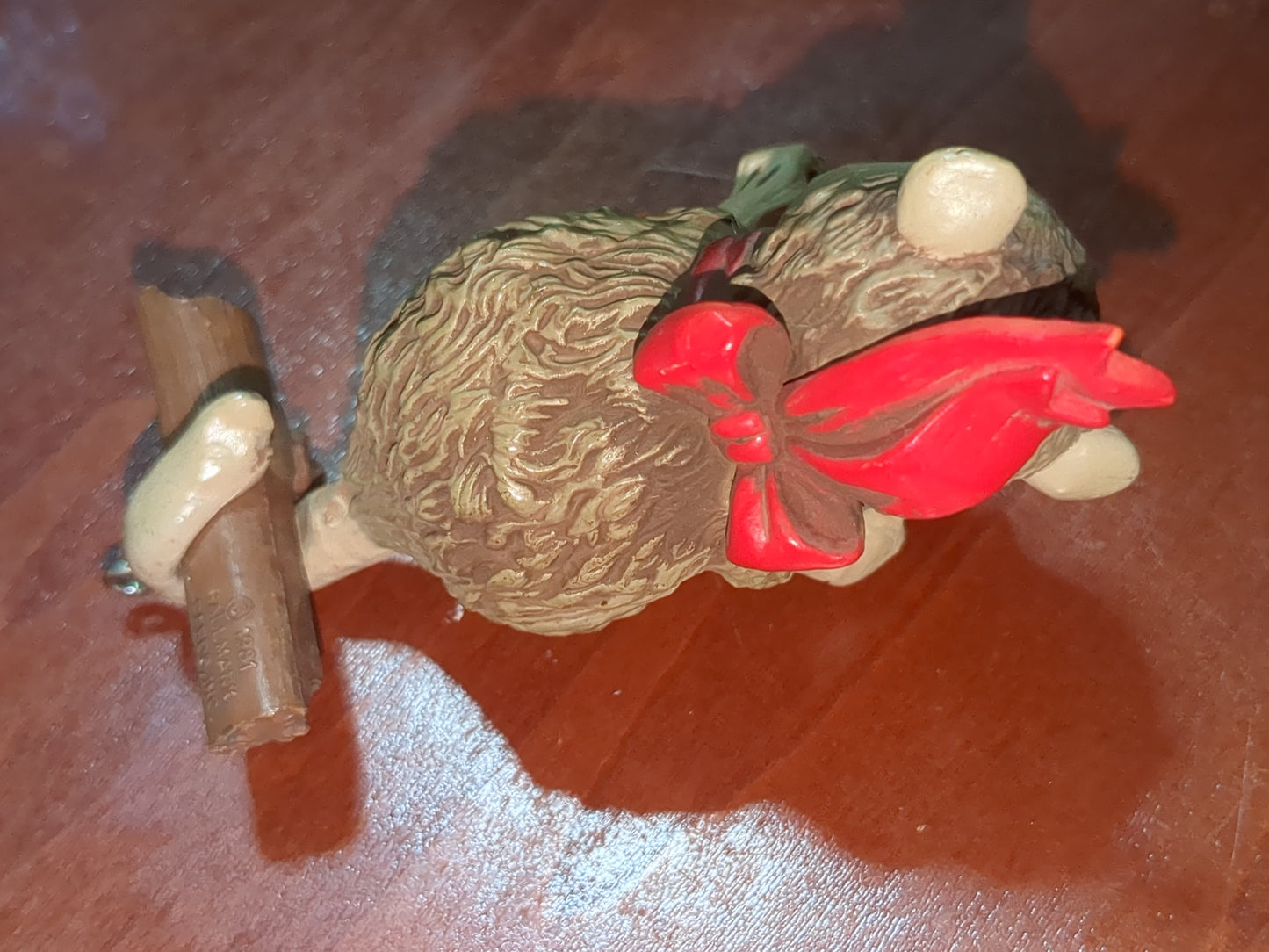 Vintage Hallmark Keepsake 1981 Topsy Turvey Surprises Opossum Christmas ornament ho789