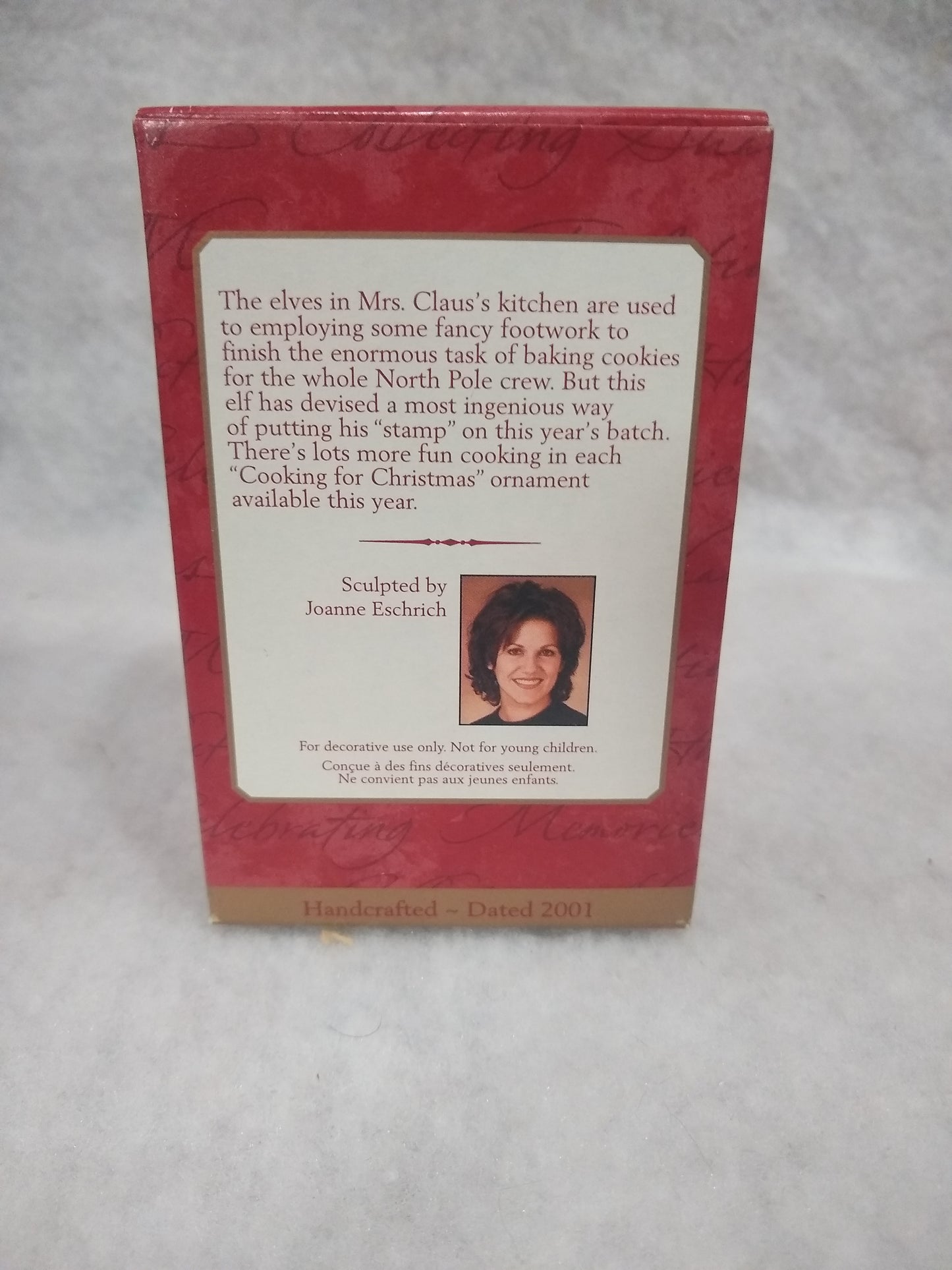 Hallmark Keepsake Creative Cutter 2001 Cooking for Christmas Ornament