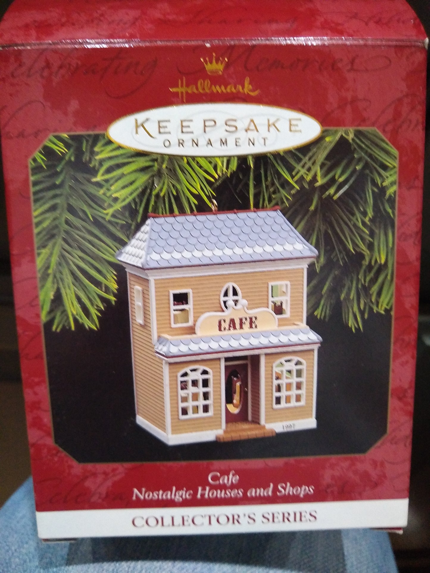 Cafe Ornament Hallmark Nostalgic Houses and Shops. Hh1997