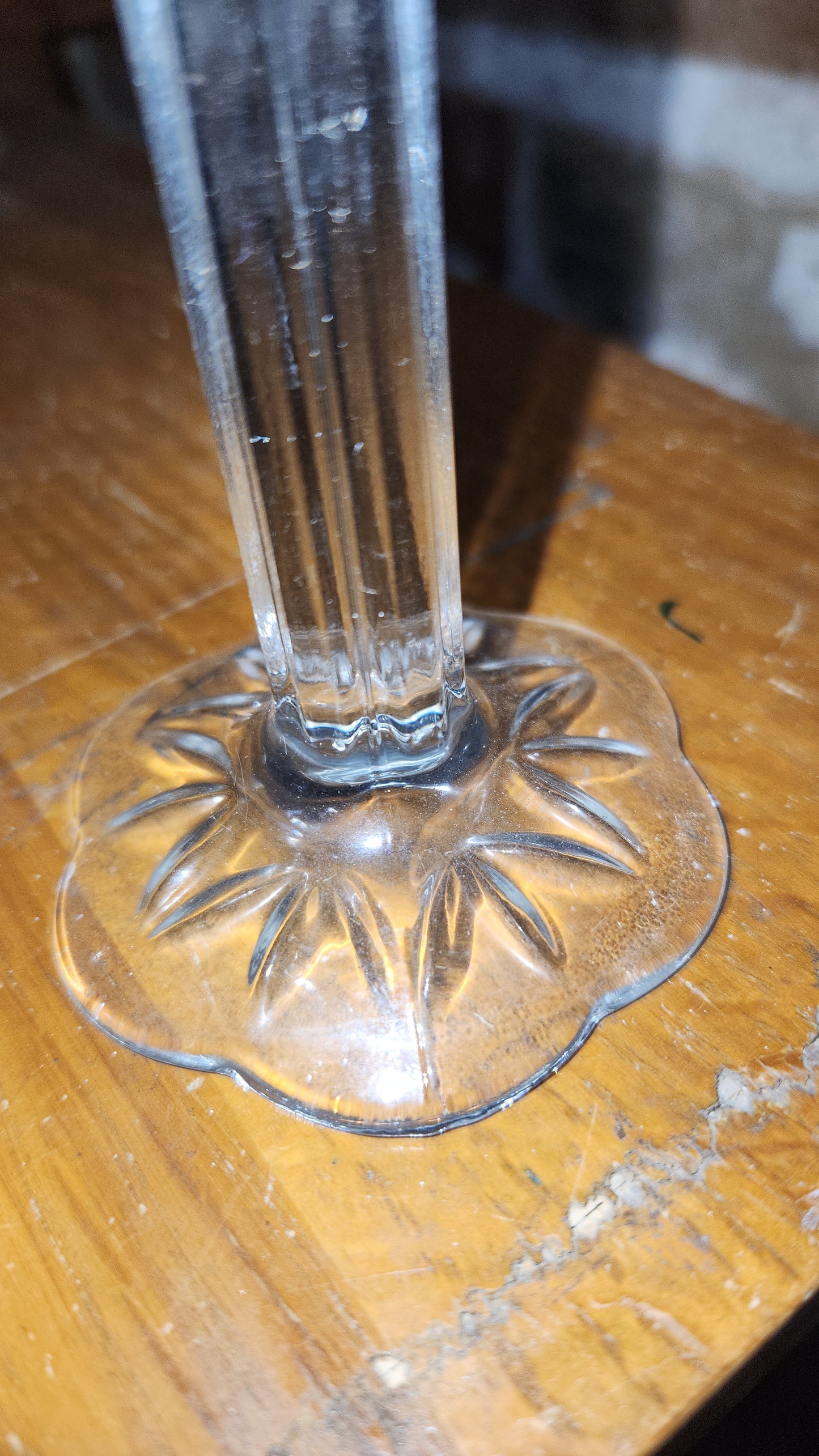 Vintage Home Interior Gifts set of 3 cut glass candleholders hi5