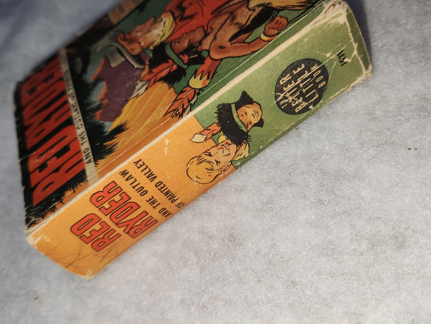 Vintage Big Little Book Better Little Book Red Ryder and the Outlaw of Painted Valley missing pages for decor