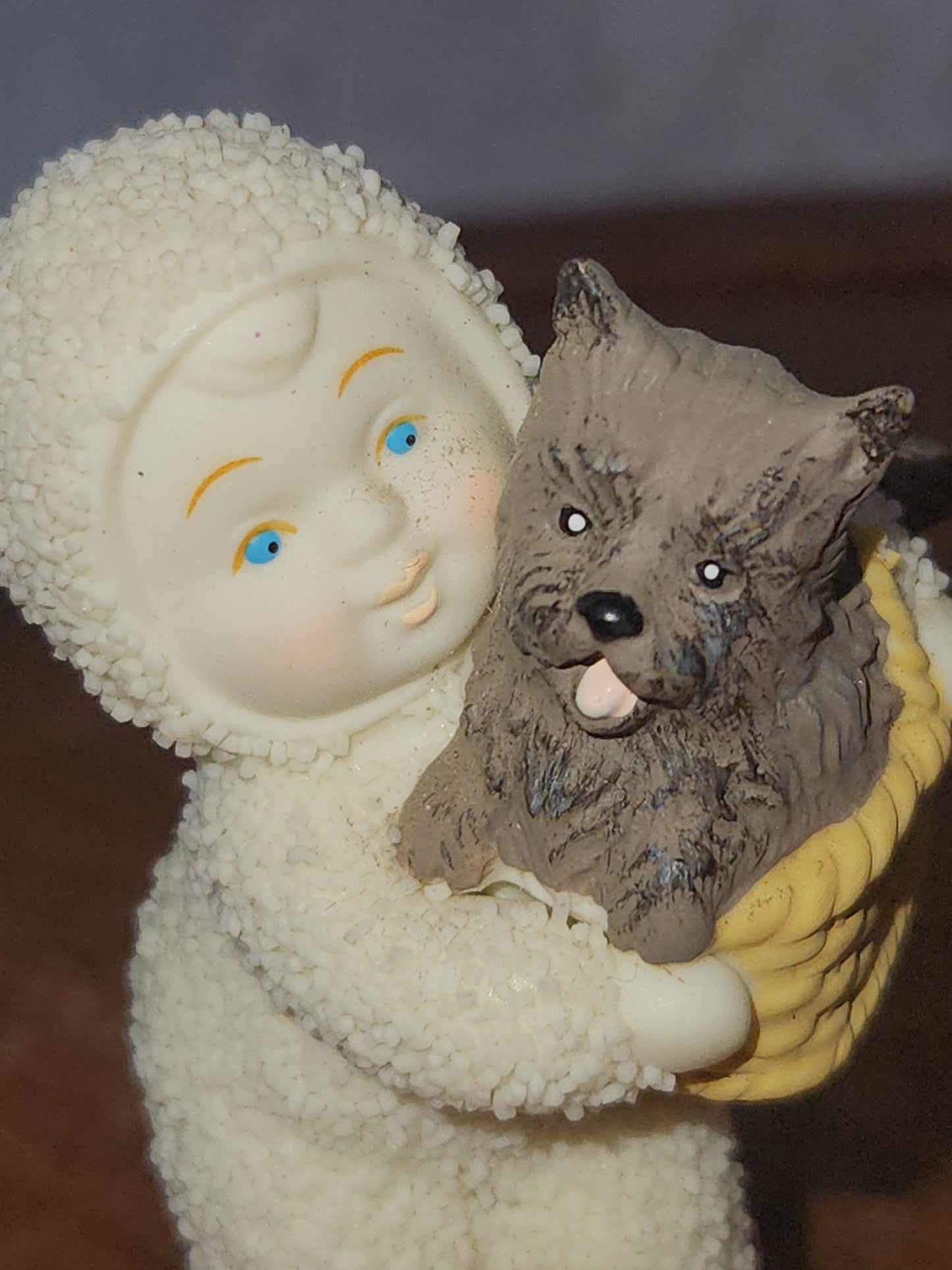 Snowbabies "No Place Like Home"  Department 56 Toto Ruby Red Slippers Figurine 2006-2014 retired NO BOX sbd1