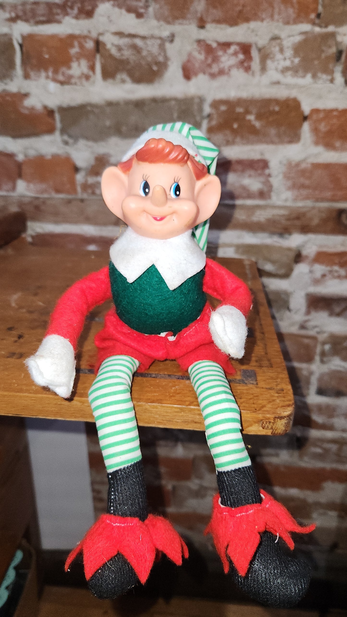 vintage Sterling Pixie Elf shelf sitter wn123
