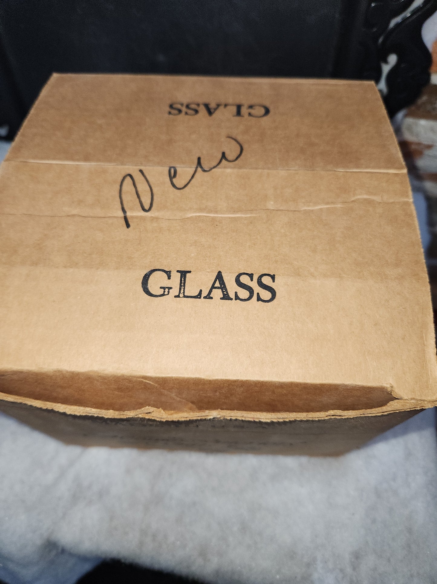 Vintage Home Interiors Diamond Crystal Glass Votive Cup Candle Holder Set of 4