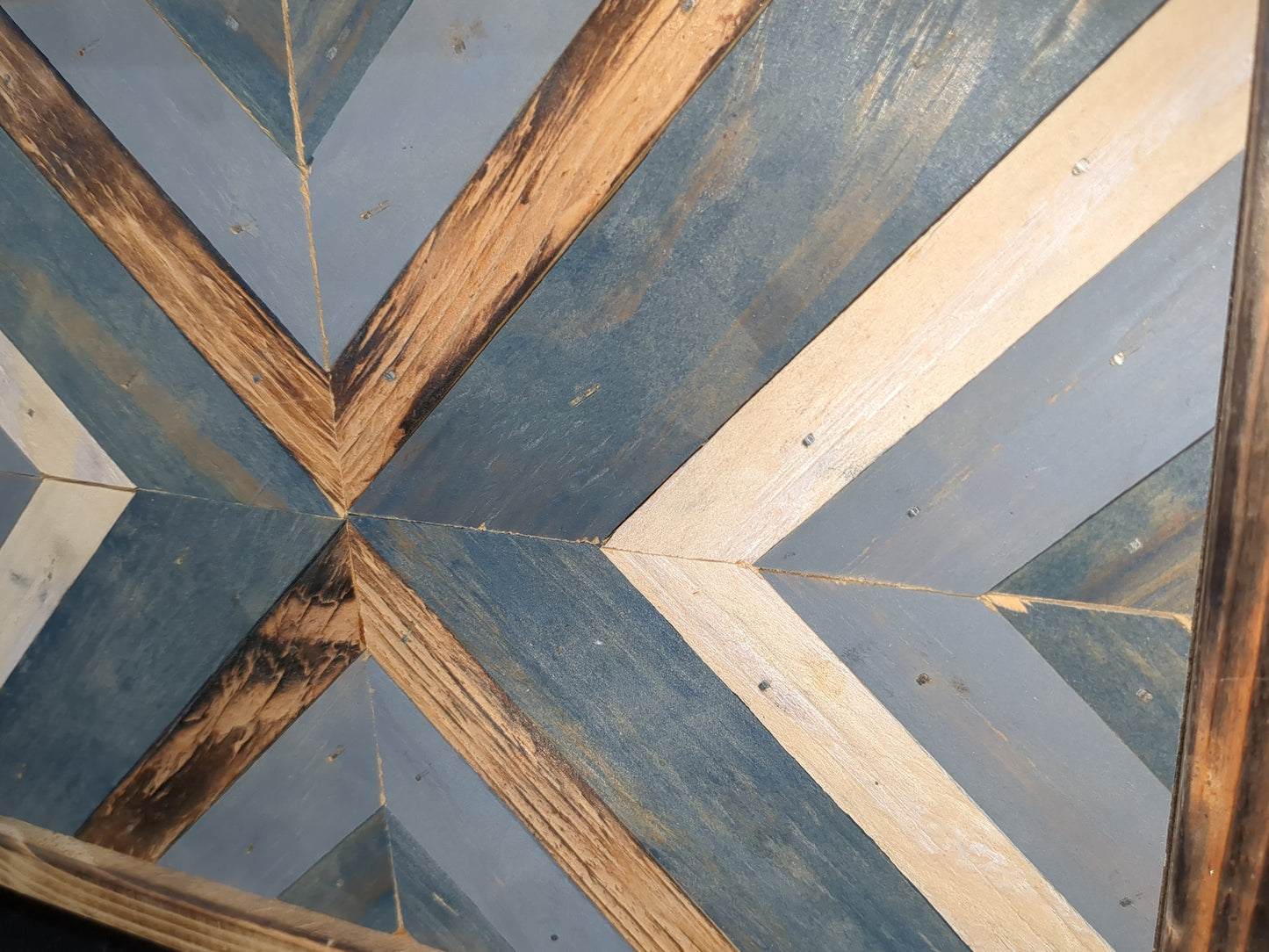 Wall Art made from wood painted stained #1
