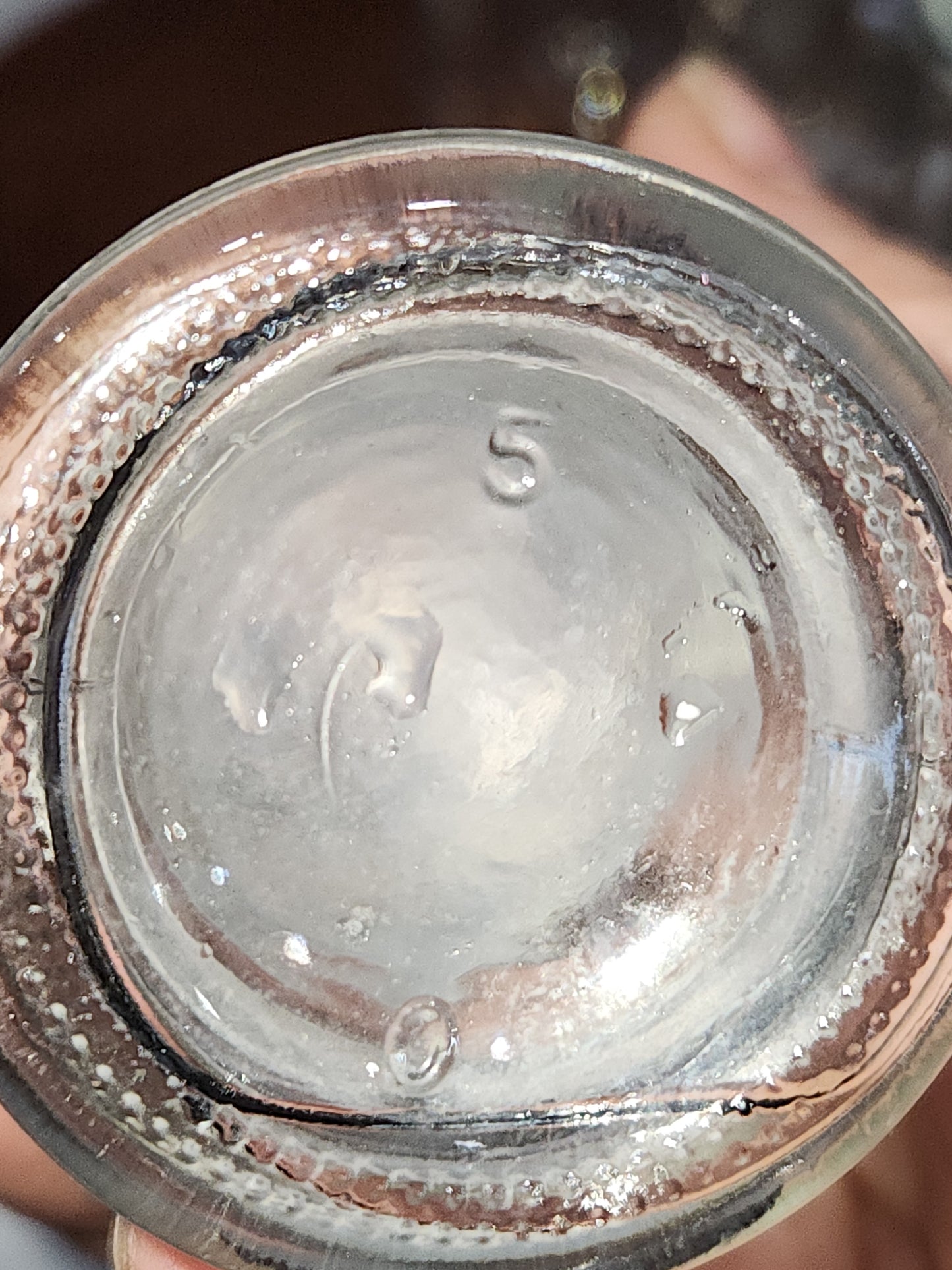 Vintage Apothecary Bottles Clear Cut Glass set of 9 sp90
