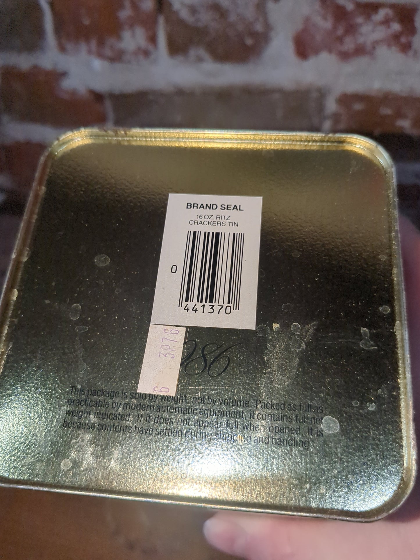 Vintage limited edition Nabisco Ritz Crackers Tin