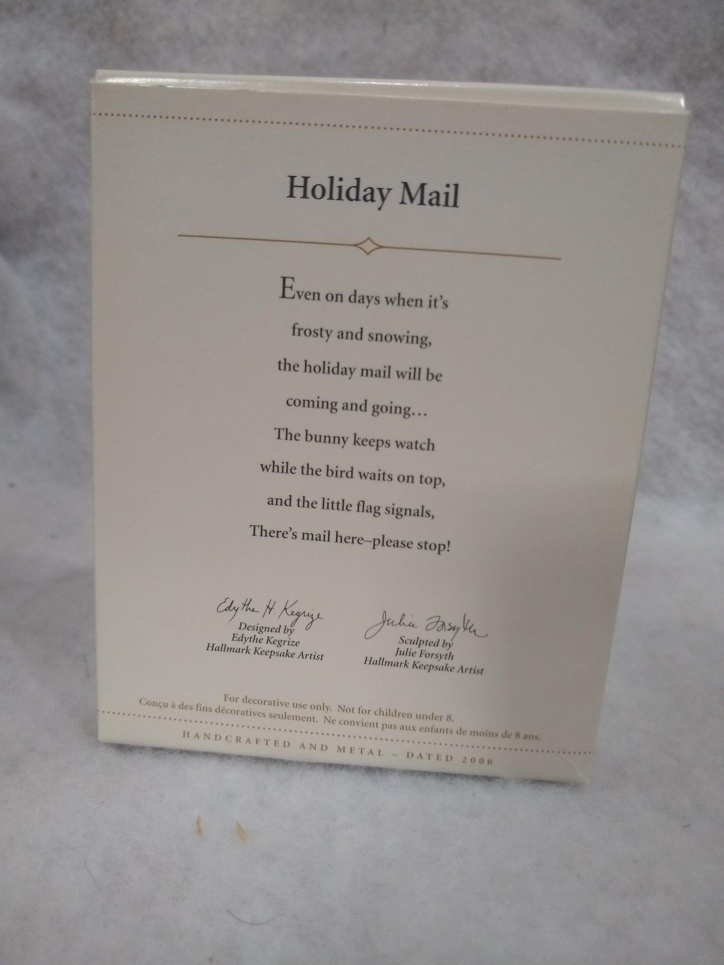 2006 Hallmark Keepsake Ornament Holiday Mail EXCLUSIVE VIP GIFT Cardinal