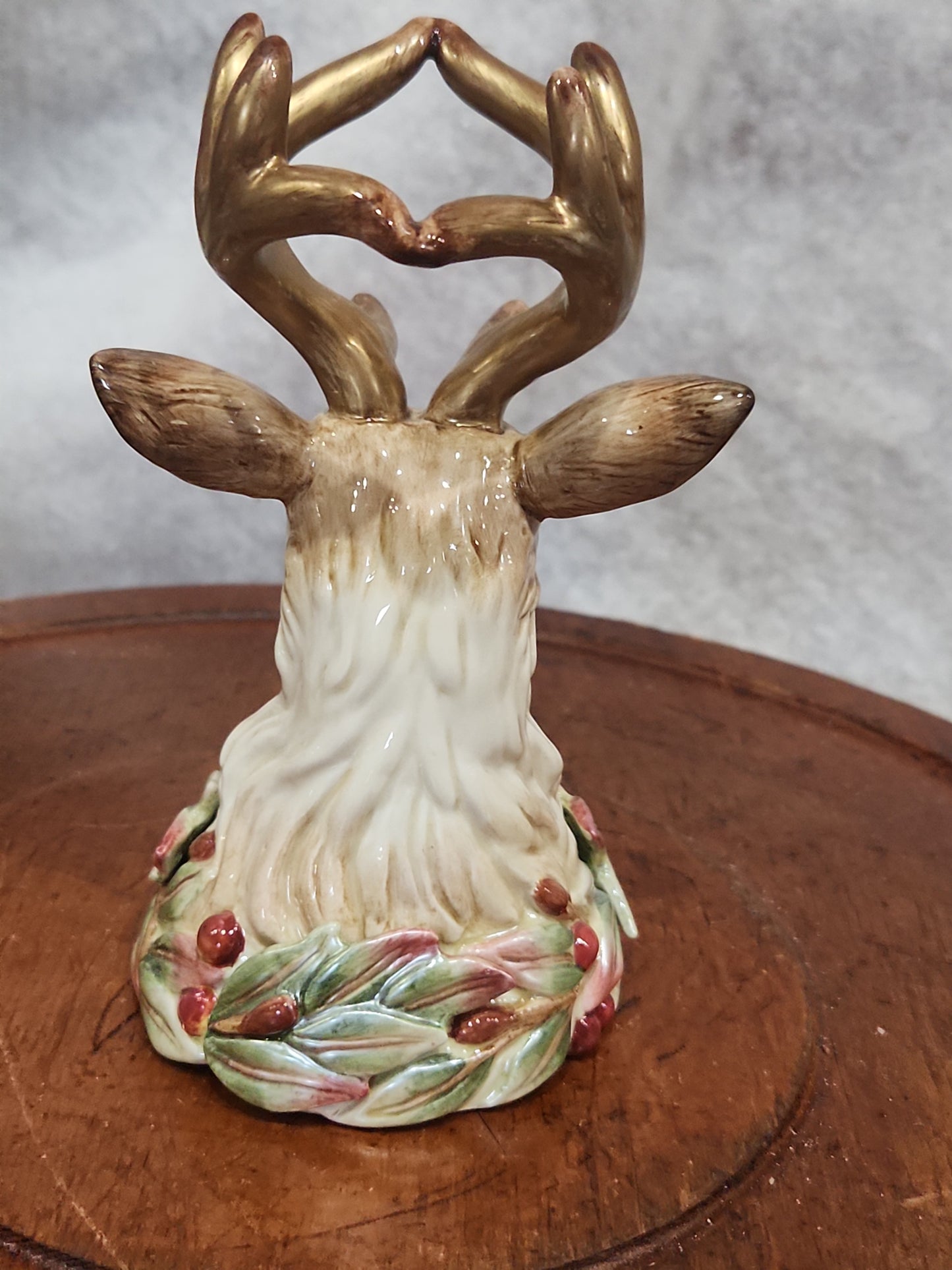 Vintage Fitz & Floyd Enchanted Holiday Bell Collector's Series Limited Edition Deer 2002