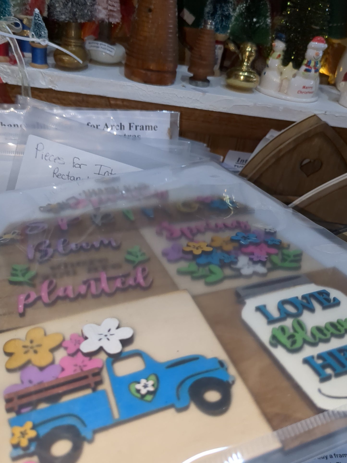 Spring kit for interchangeable arch or rectangle frame.