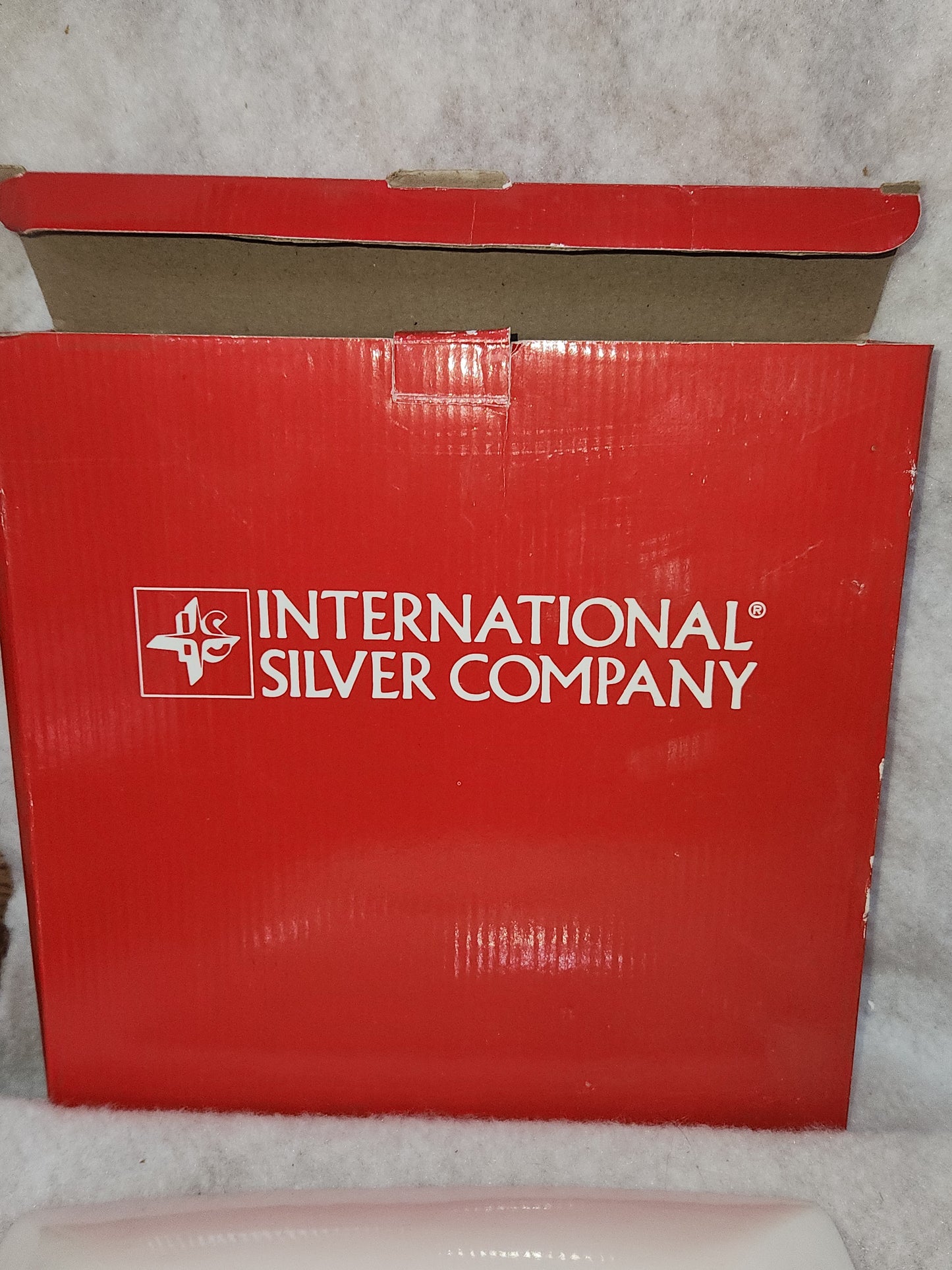 International Silver Company Square Santa Plate 10 1/4" pla99