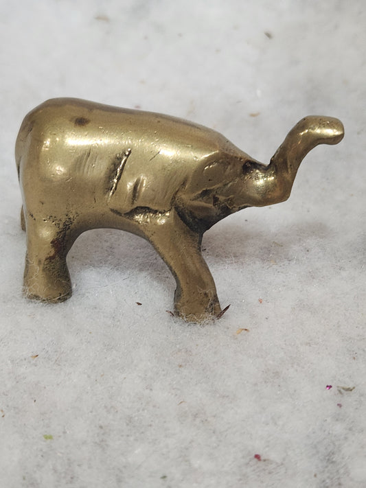 Miniature brass elephant br88