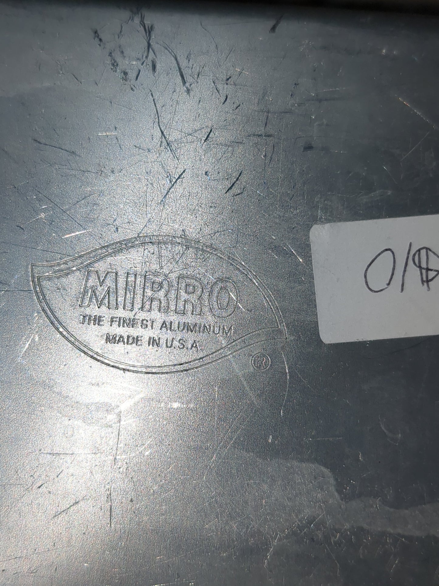Vintage Mirror aluminum loaf bread cake pan alu118