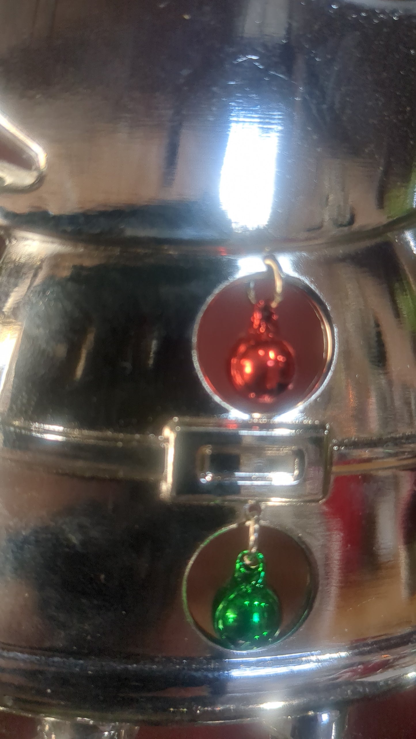 Sh1 Stocking holders metal Santa and snowman set