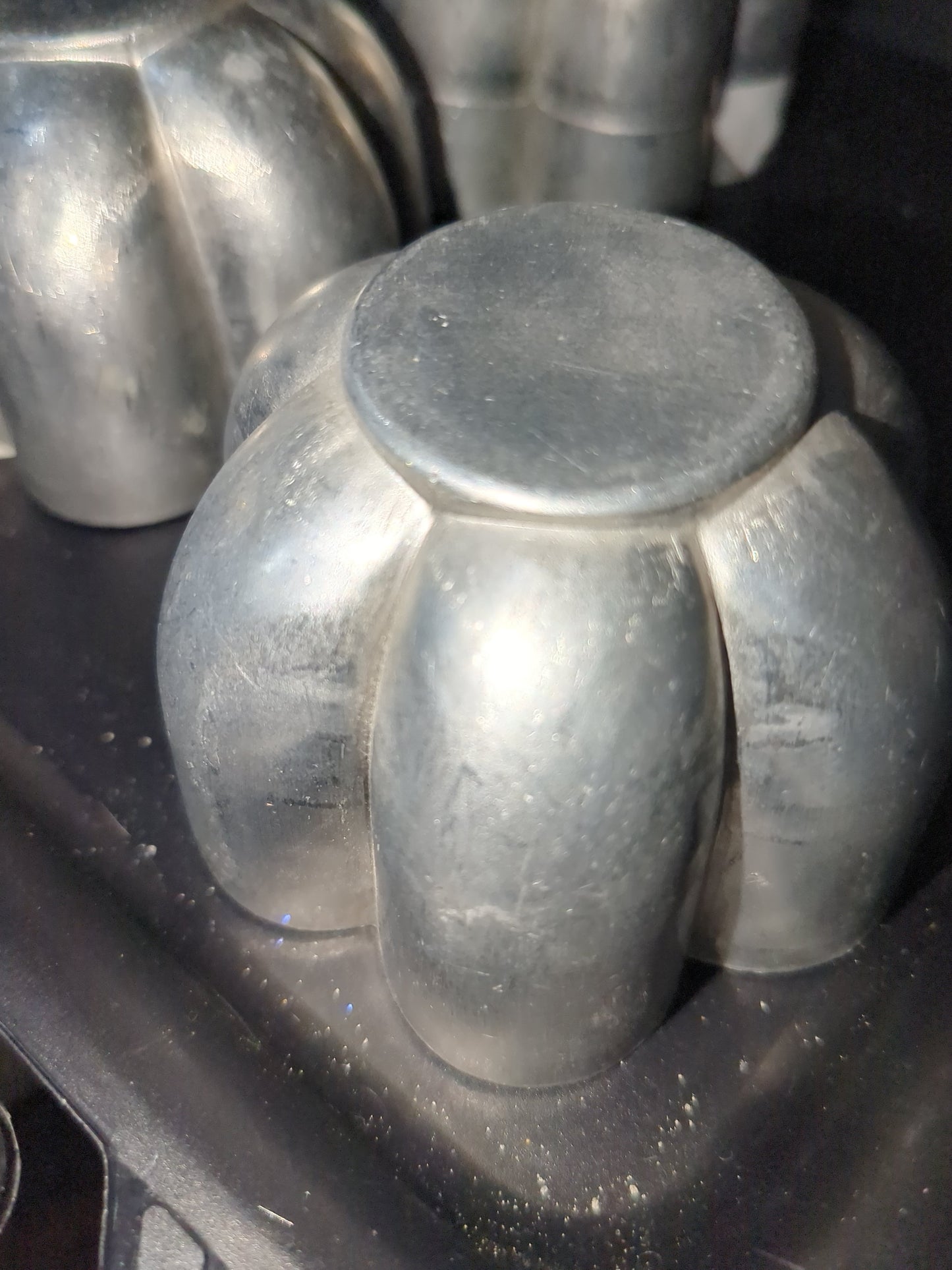 Vintage flower shaped aluminum baking cooking muffin tart tins alu20