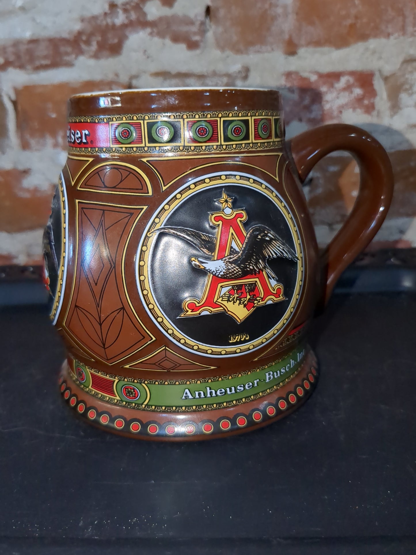Budweiser Mug A& E 1930 Edition 4th in series 1995 brown