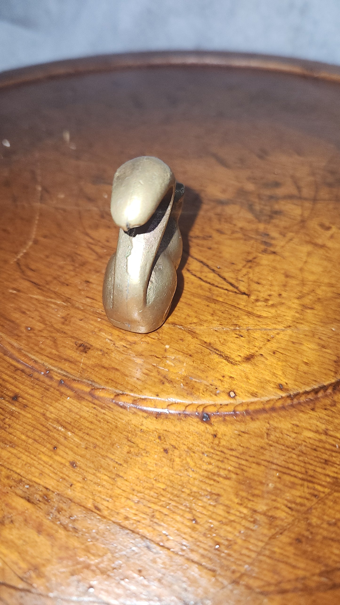 Miniature brass squirrel br90
