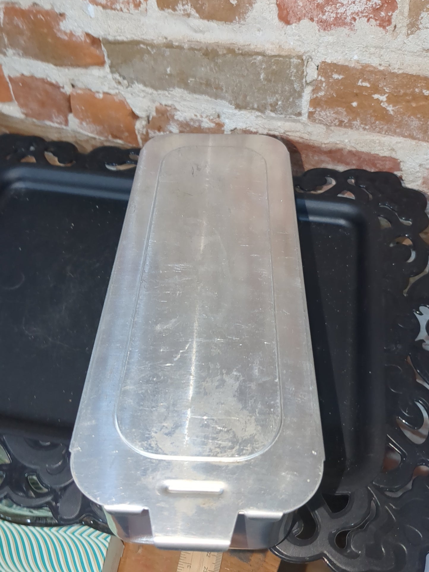 Vintage Mirror aluminum loaf bread cake pan alu118
