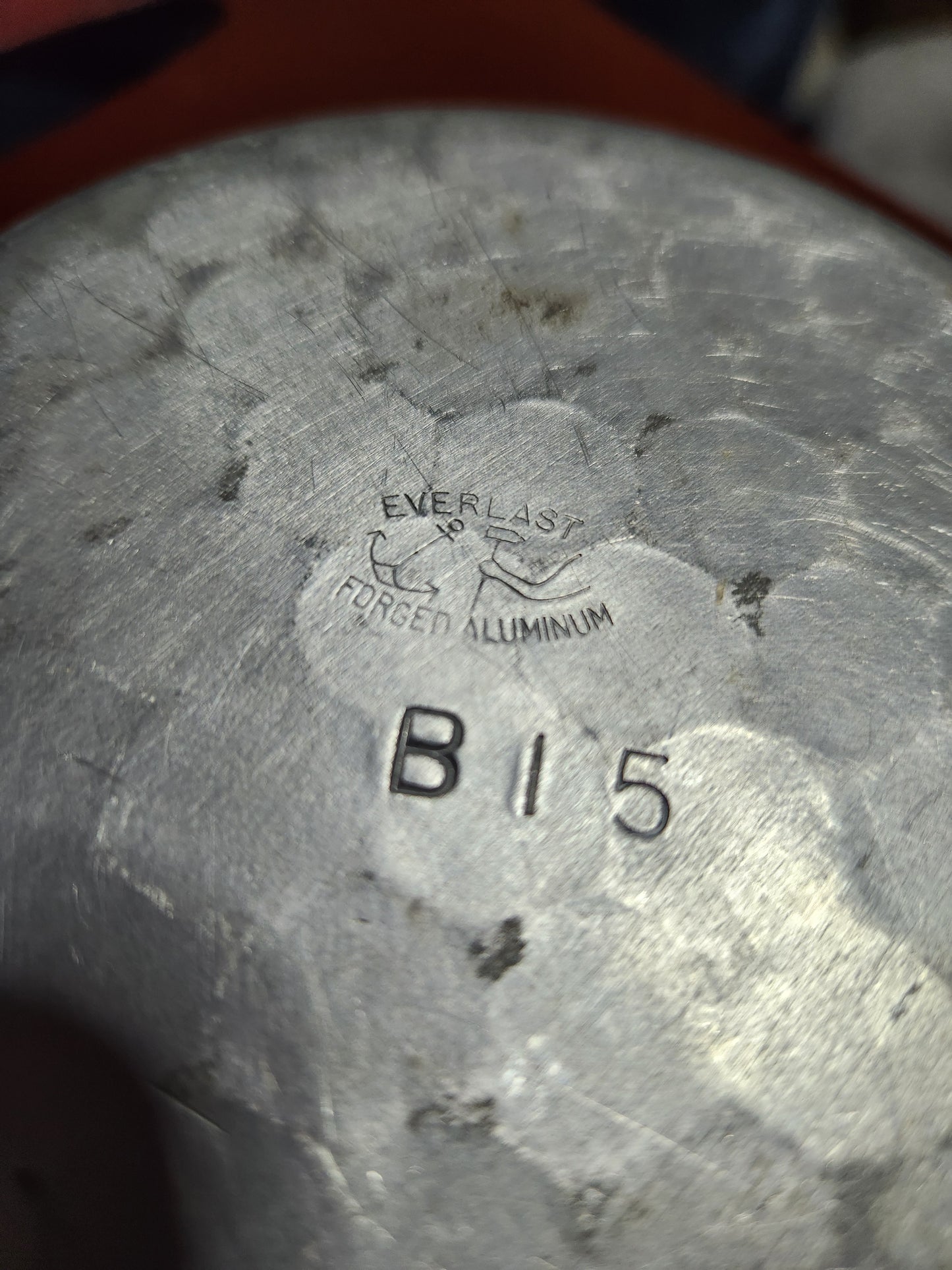 Vintage Bamboo Pattern Everlast Forged Aluminum Crumb Catcher embossed with #B15