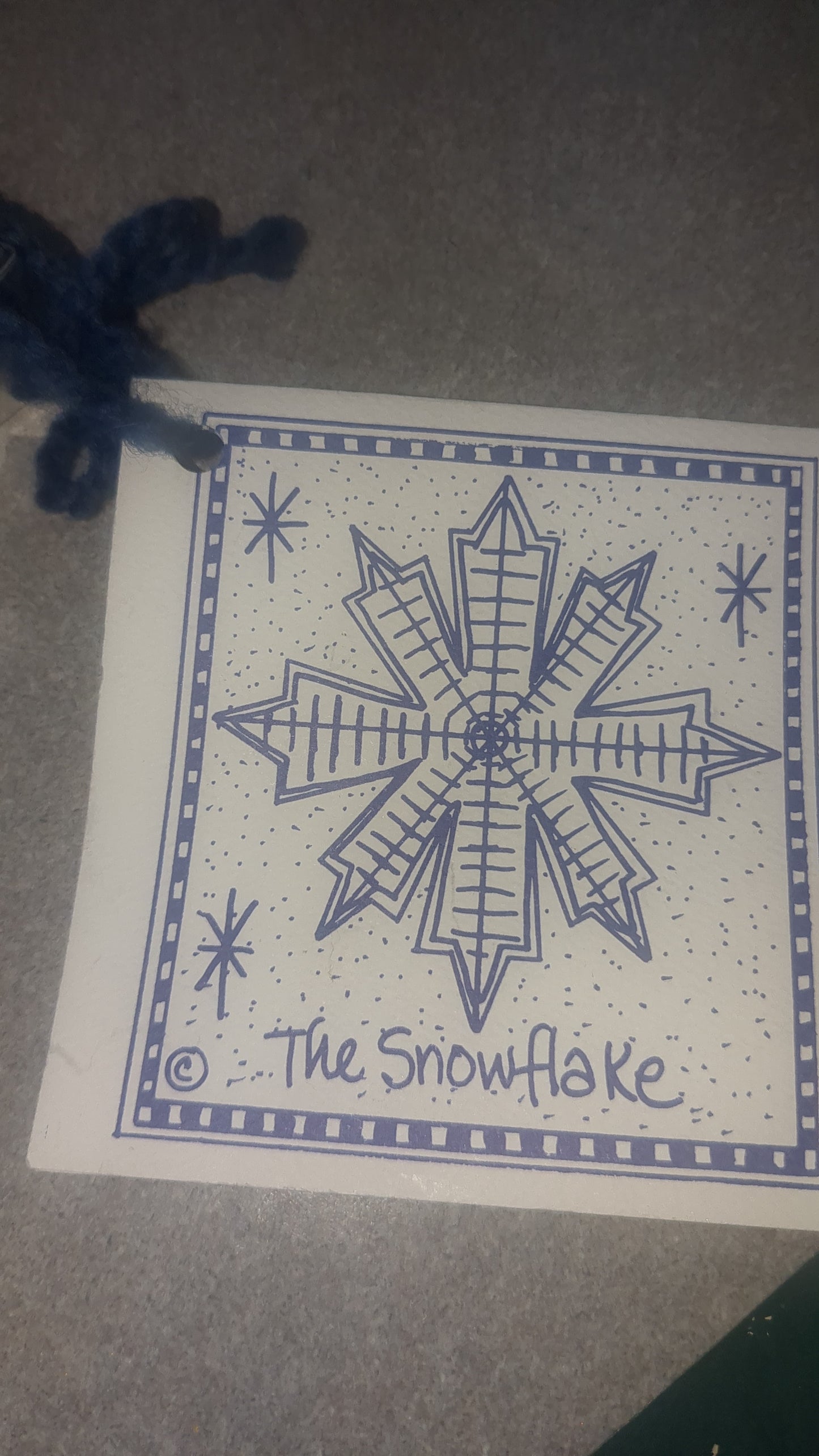 AC6 Ann Clark Snowflake Cookie cutter with recipie
