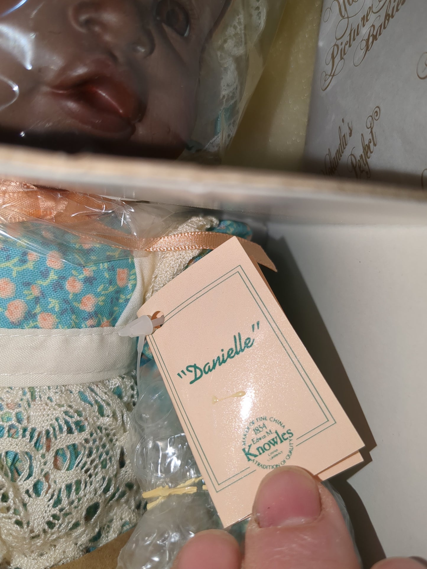 Edwin M. Knowles Yolanda's Picture Perfect Babies Danielle new In Box life-like realistic real baby doll