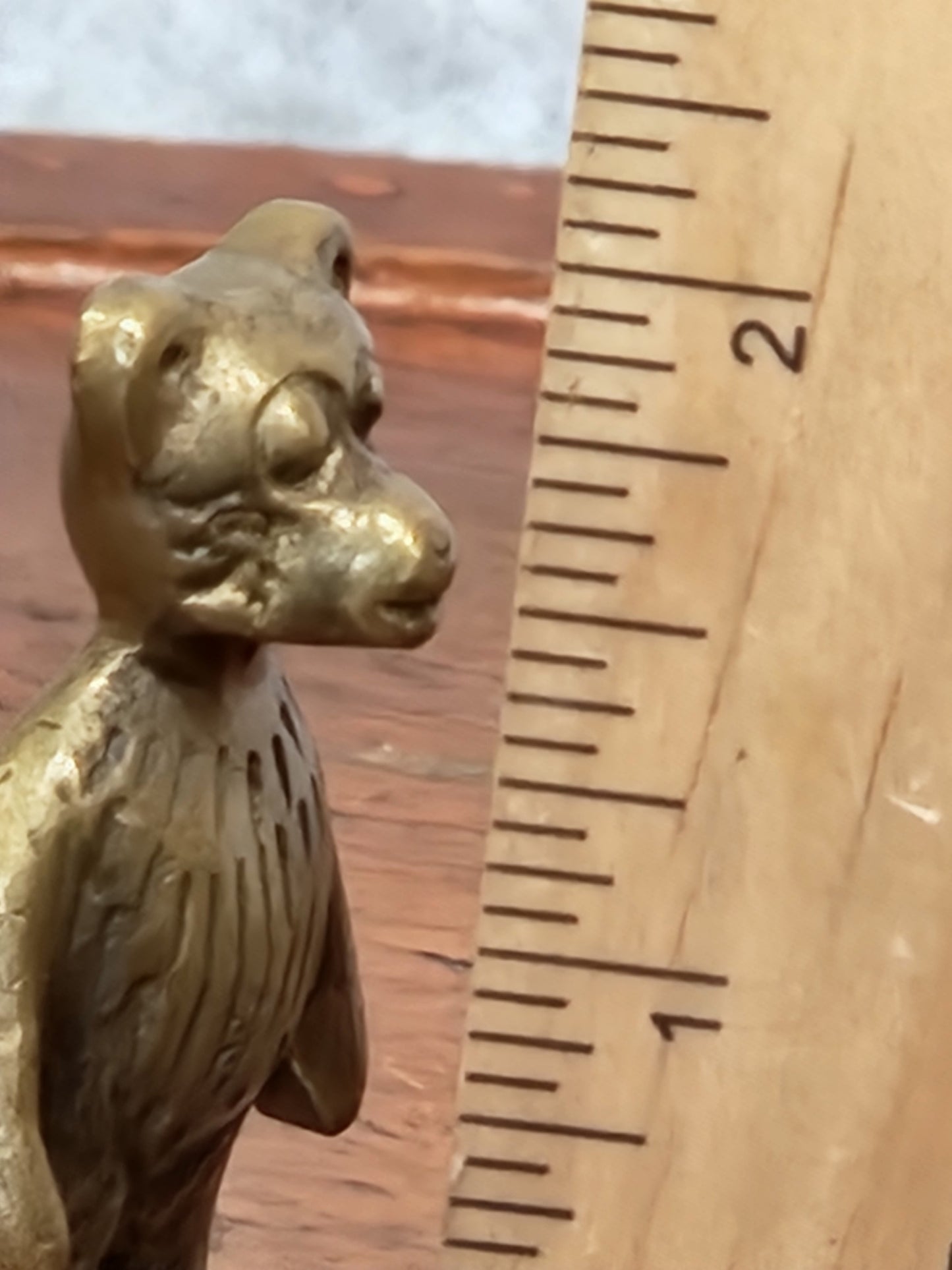 Miniature brass bear br87