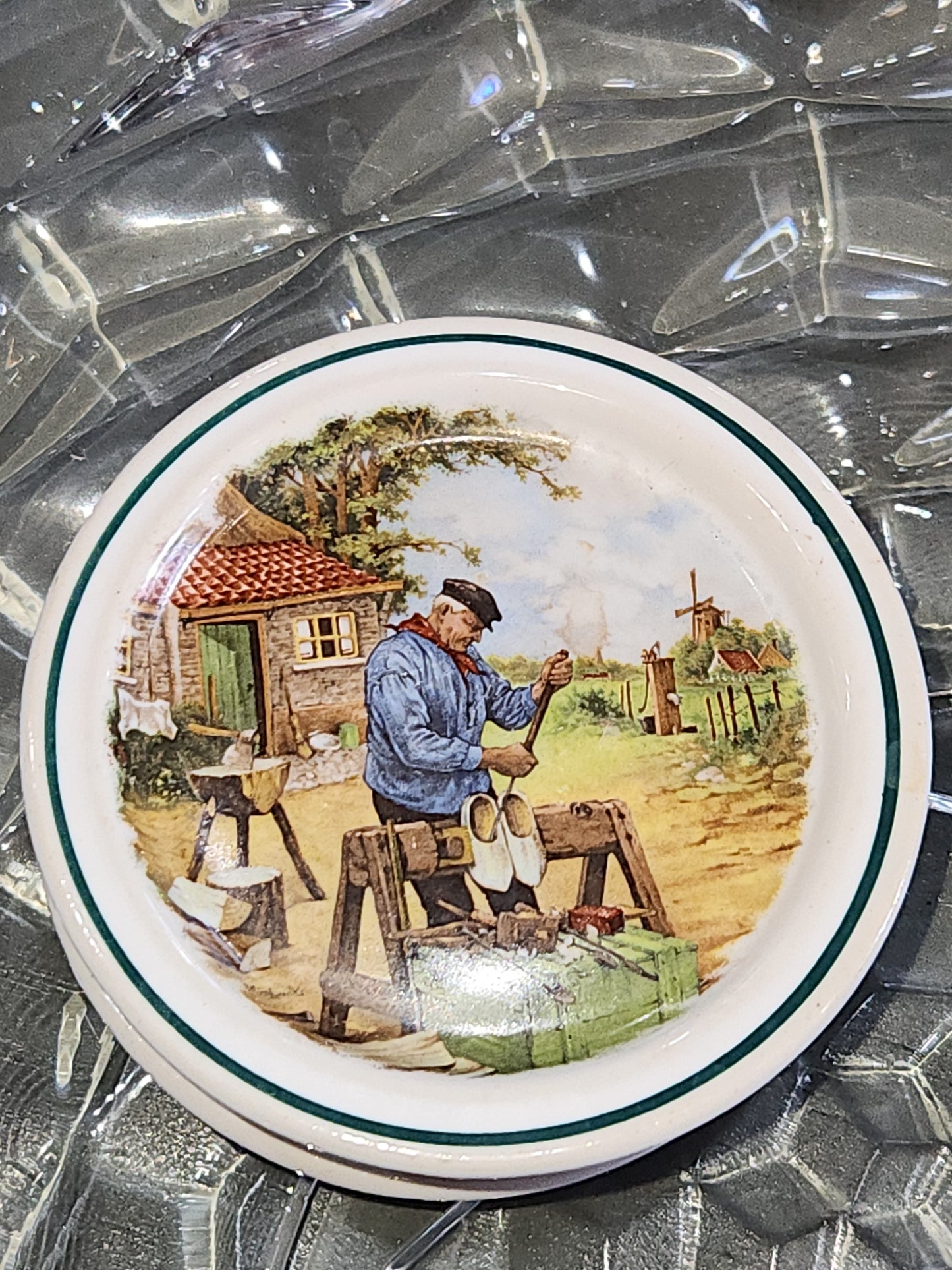 Vintage 1984 Royal Schwabap Mini Plates 3 1/2"